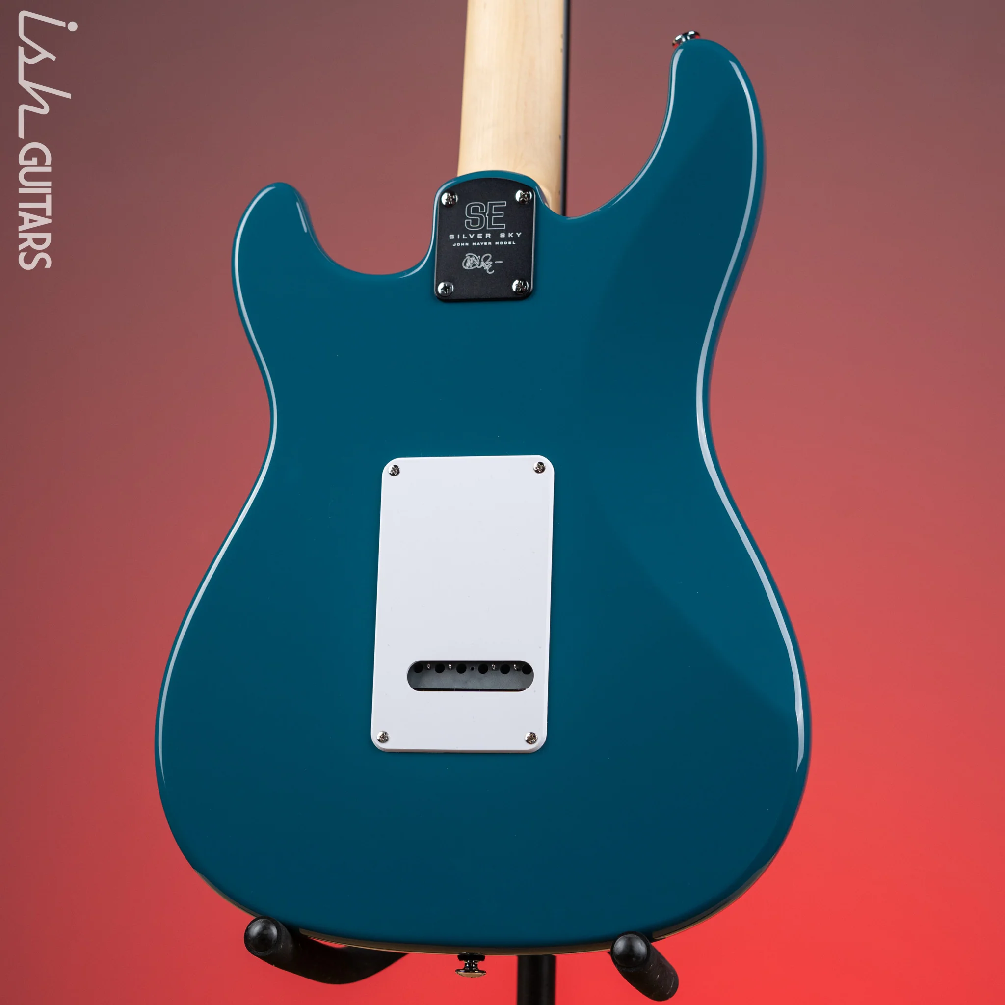 PRS SE Silver Sky Electric Guitar Nylon Blue - Maple Fretboard - Image 7