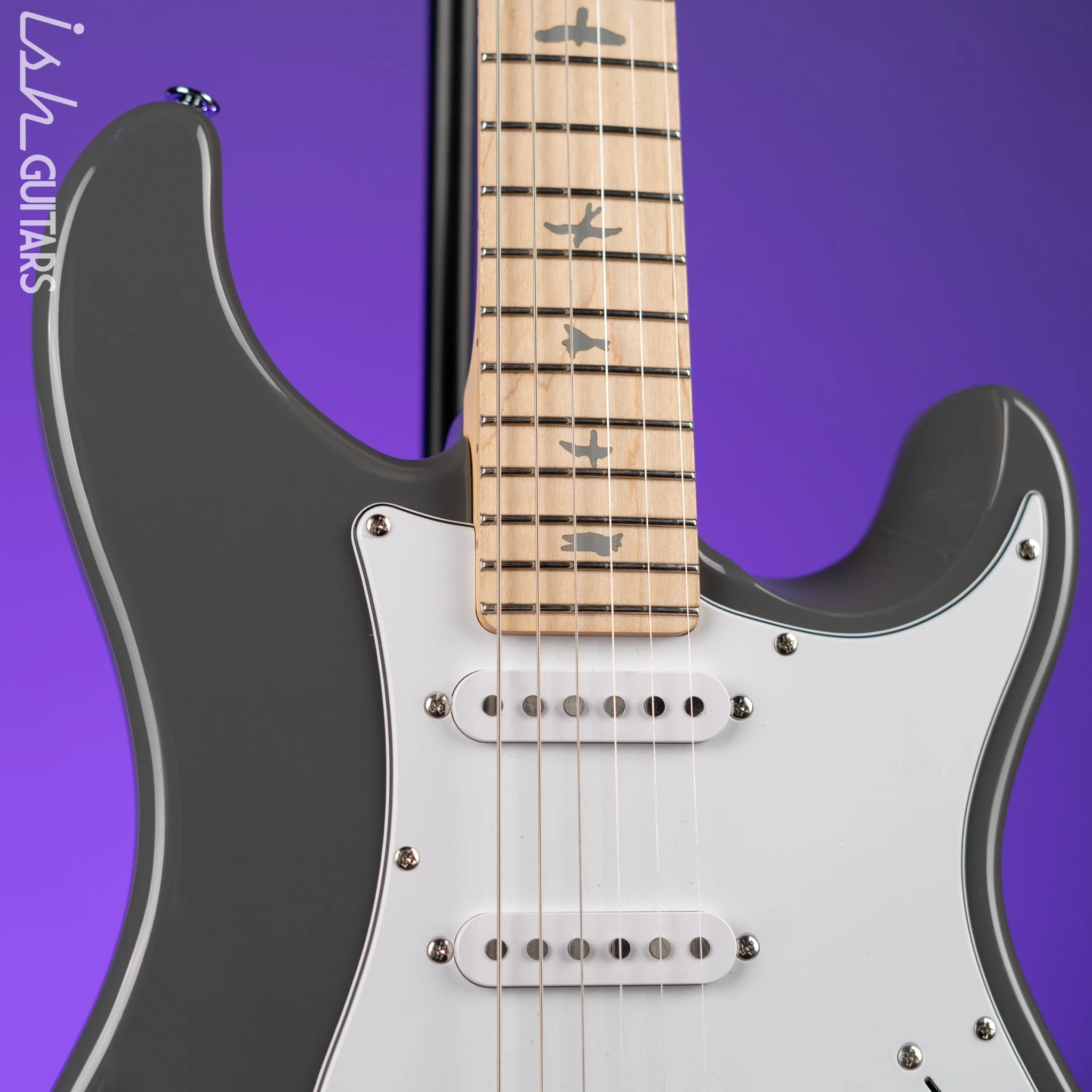 PRS SE Silver Sky Electric Guitar Overland Gray - Maple Fretboard - Image 3