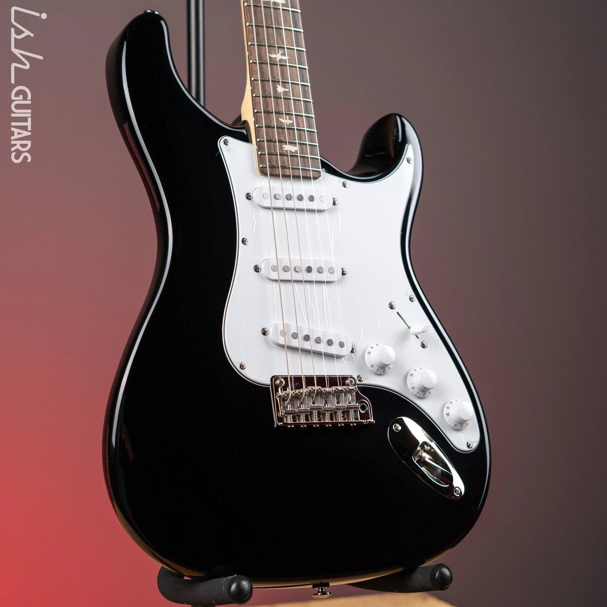 PRS SE Silver Sky Electric Guitar Piano Black Demo