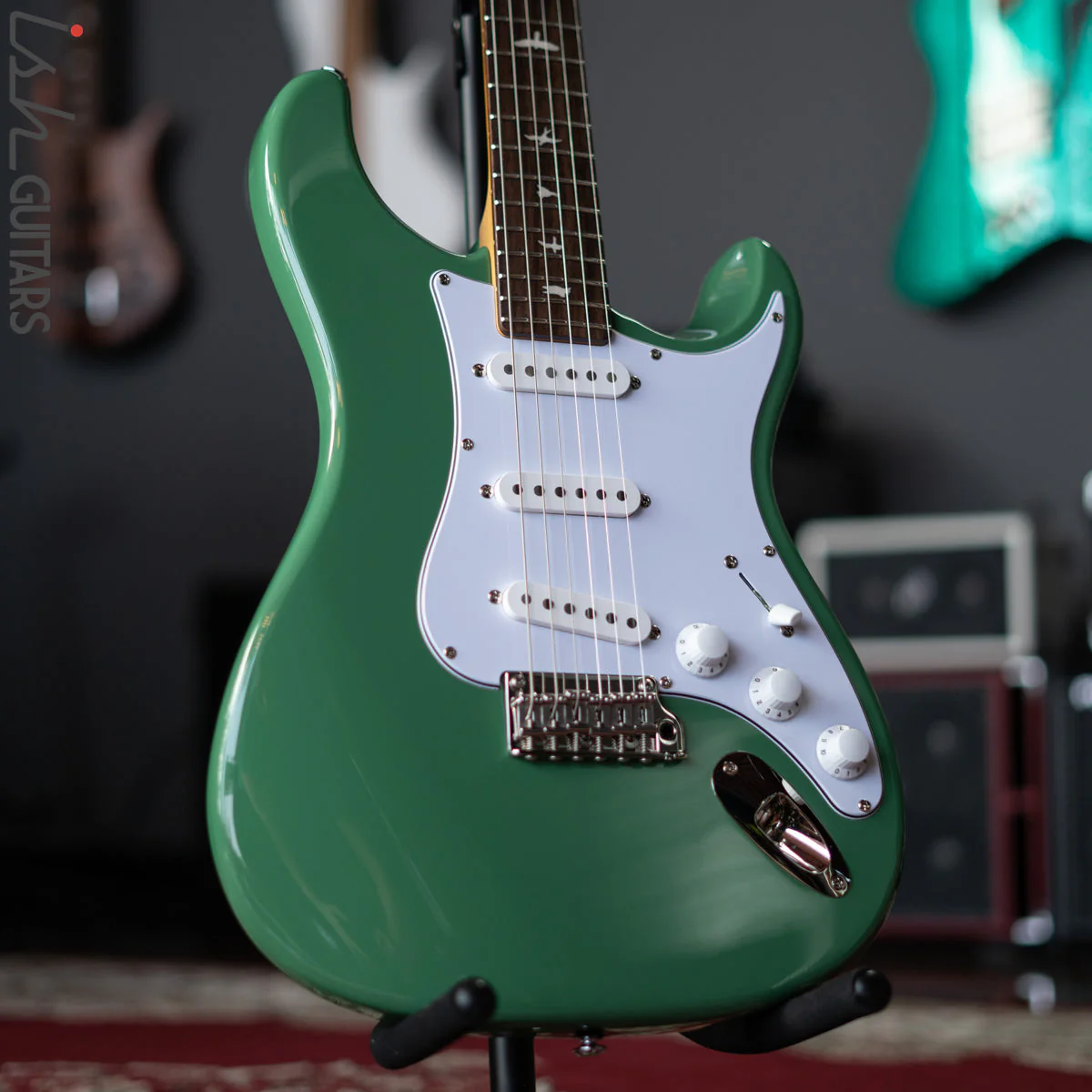 PRS SE Silver Sky Ever Green Demo - Image 2