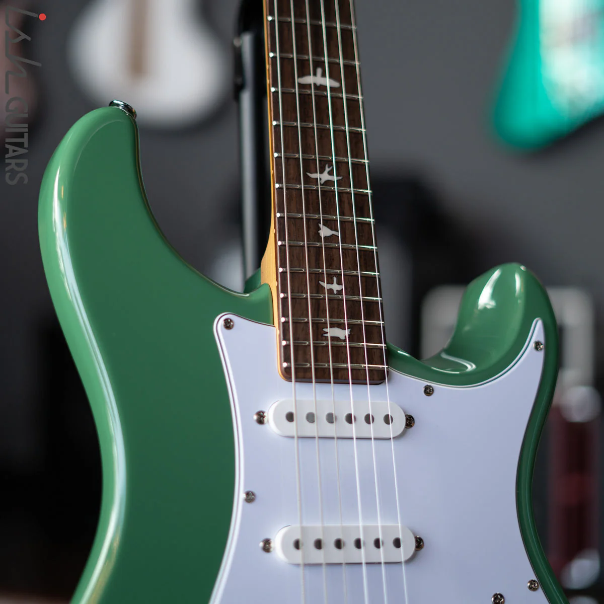 PRS SE Silver Sky Ever Green Demo - Image 3