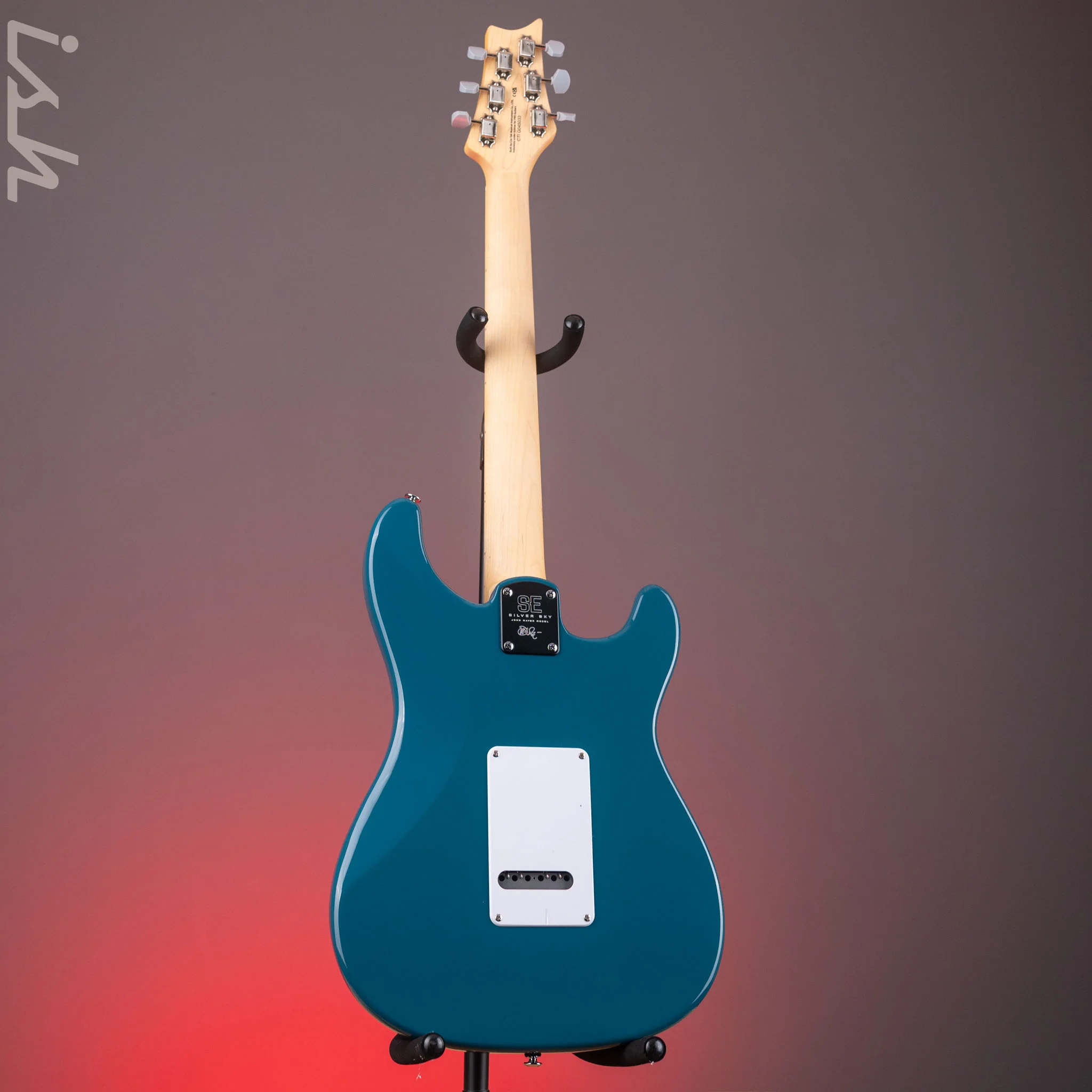 PRS SE Silver Sky Lefty Nylon Blue - Maple Board - Image 6