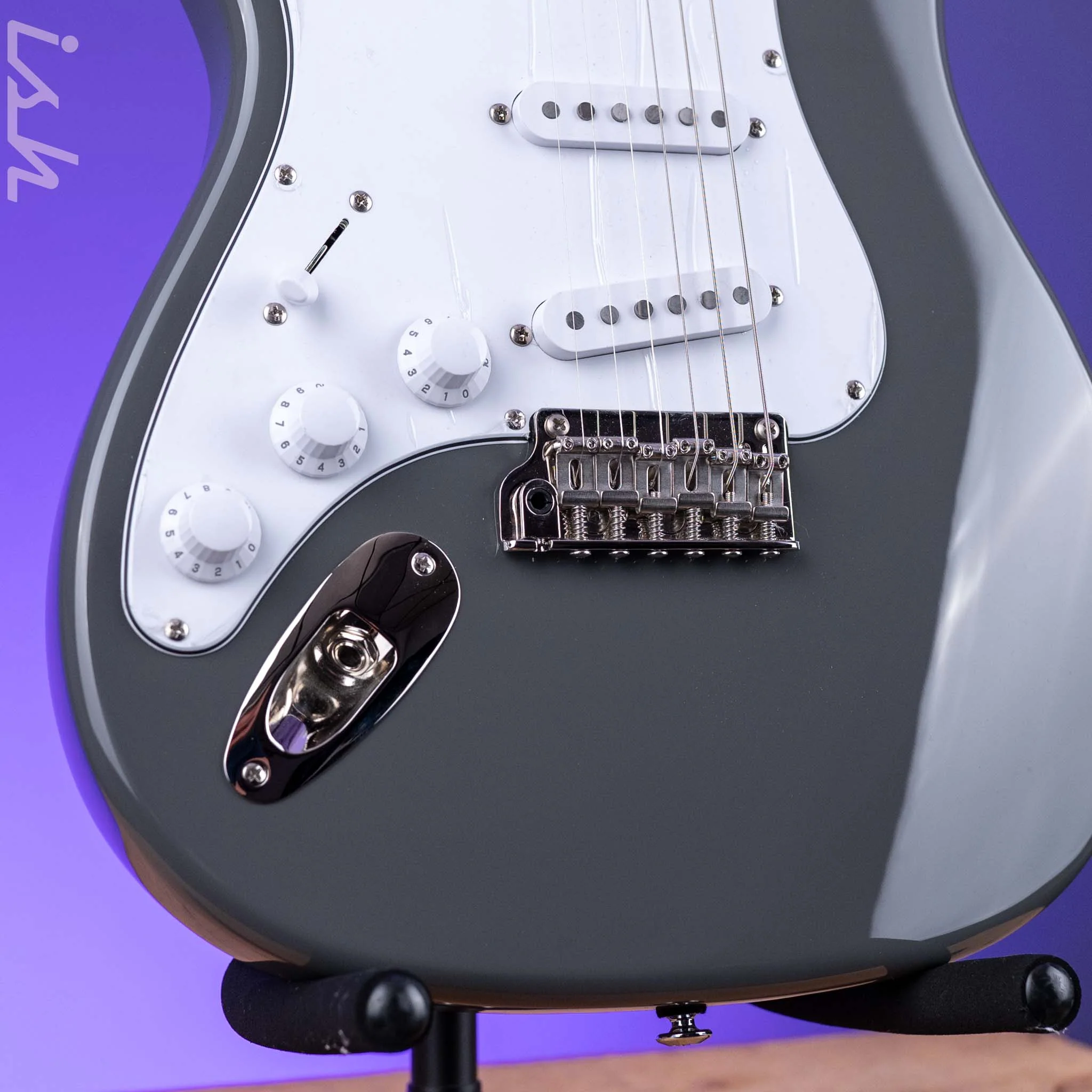 PRS SE Silver Sky Lefty Overland Gray - Maple Board - Image 4
