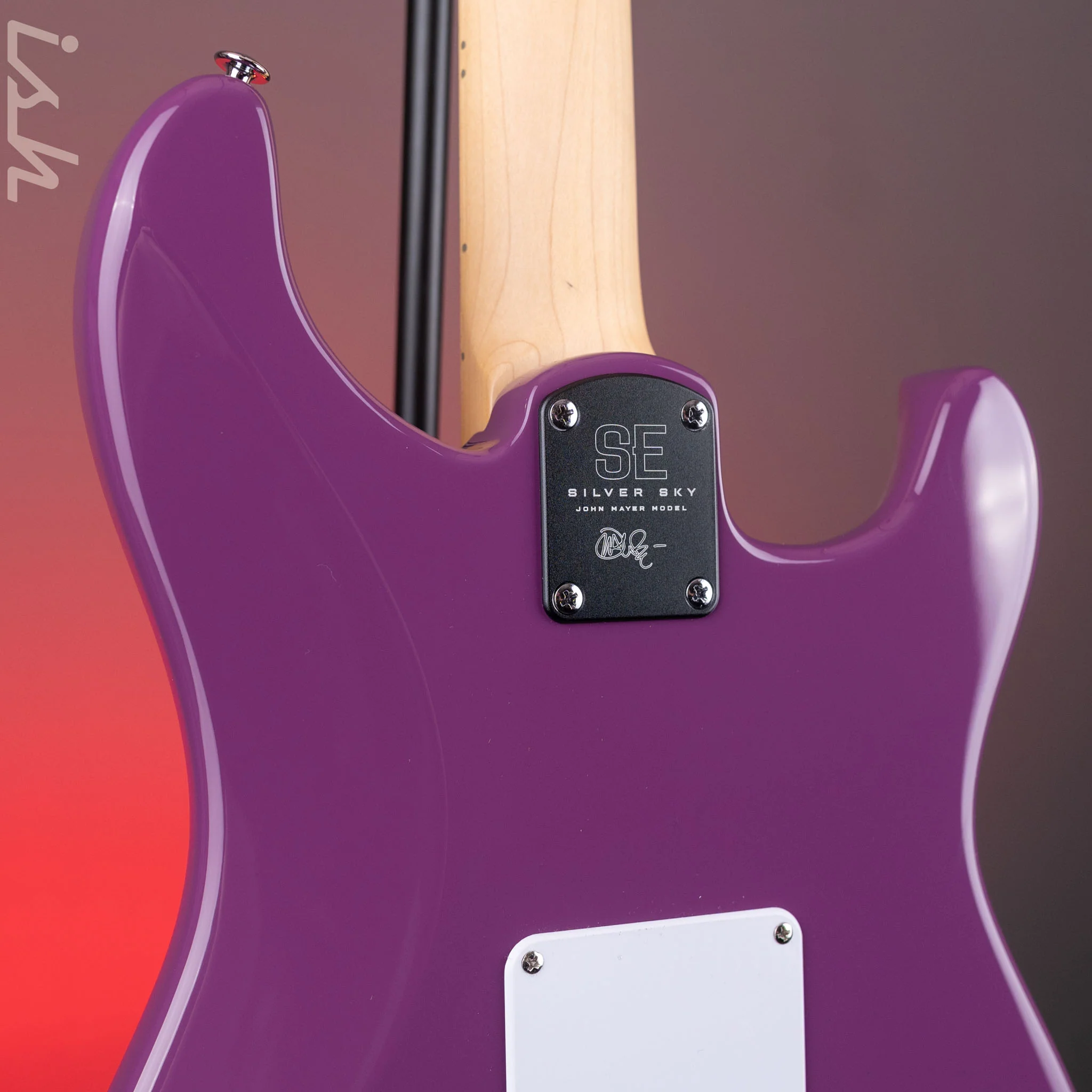 PRS SE Silver Sky Lefty Summit Purple - Maple Board - Image 8