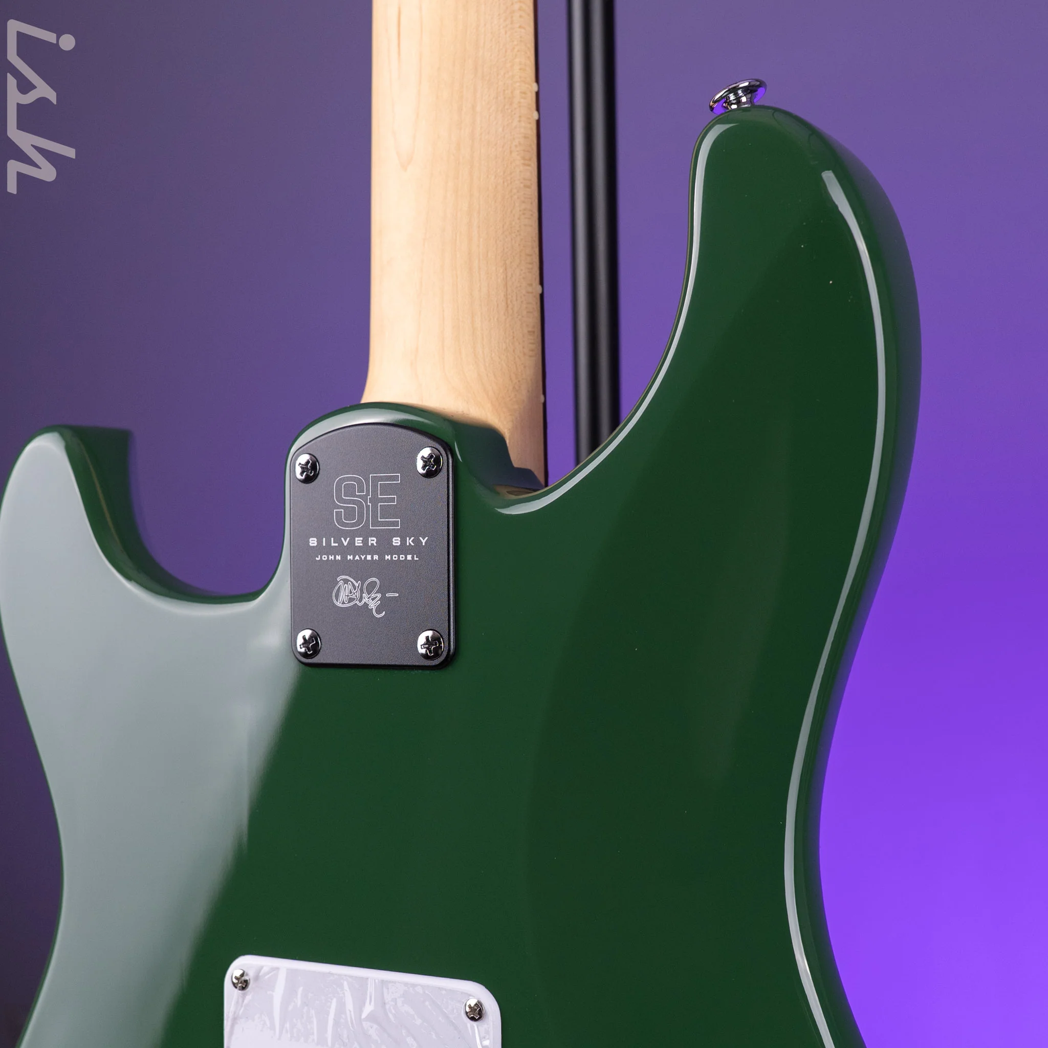 PRS SE Silver Sky Rosewood Board Laurel Green Demo - Image 13
