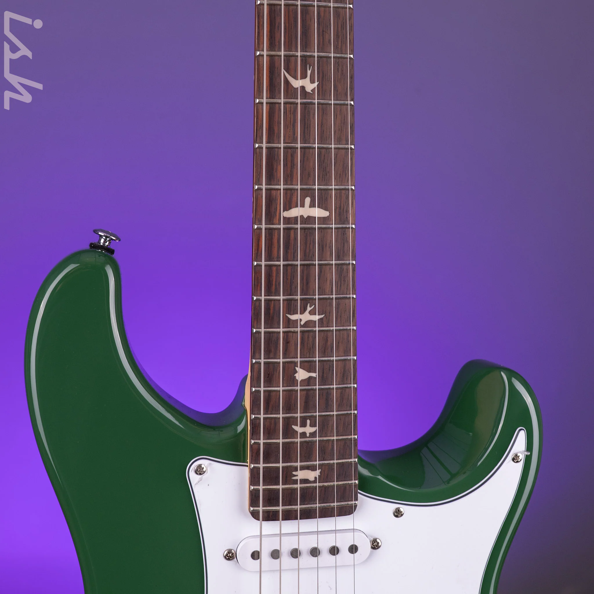 PRS SE Silver Sky Rosewood Board Laurel Green Demo - Image 6
