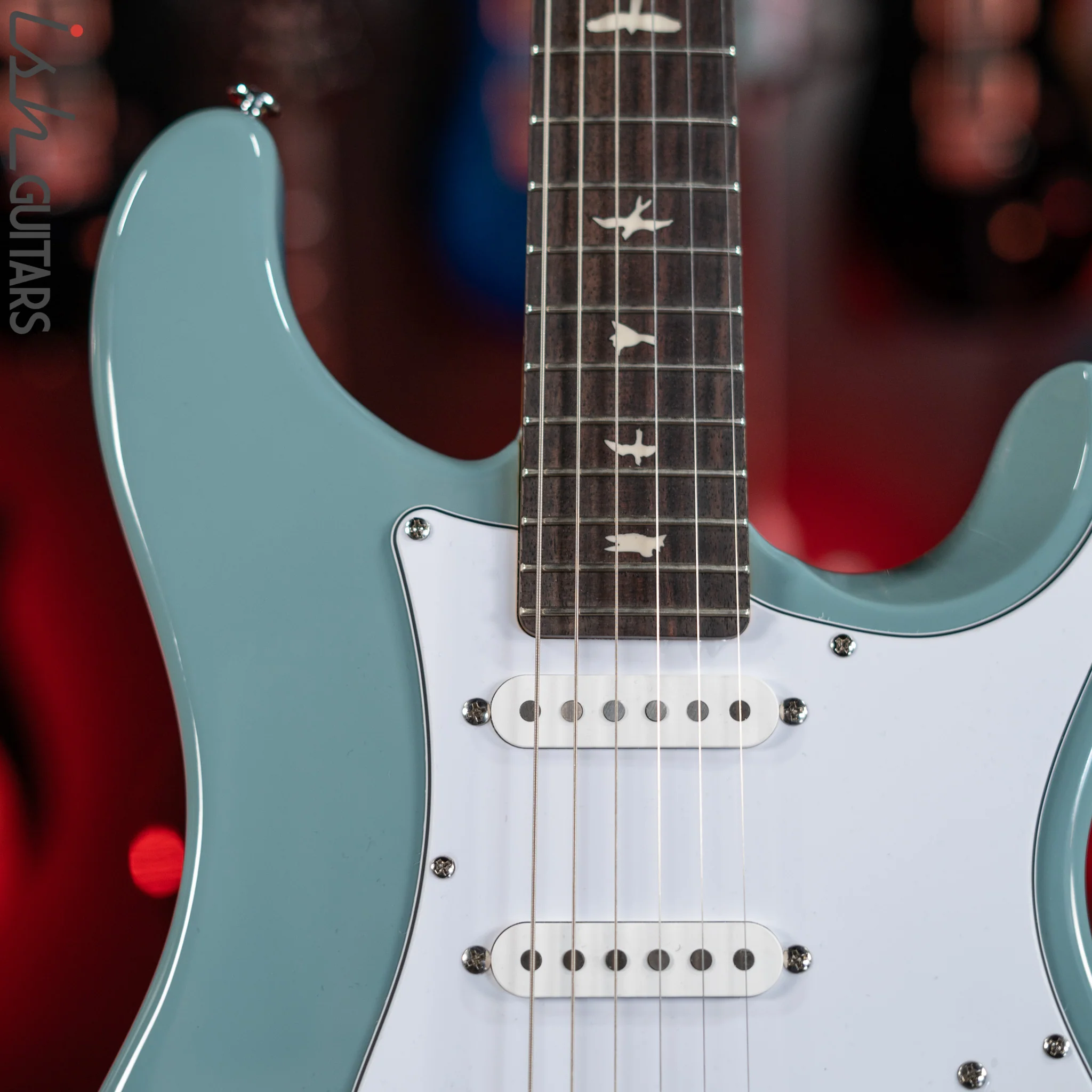 PRS SE Silver Sky Stone Blue Demo - Image 3