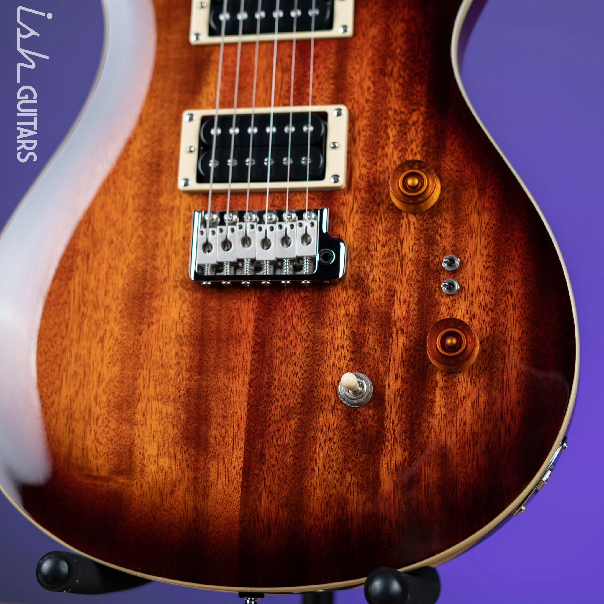 PRS SE Standard 24-08 Electric Guitar Tobacco Sunburst - Image 4