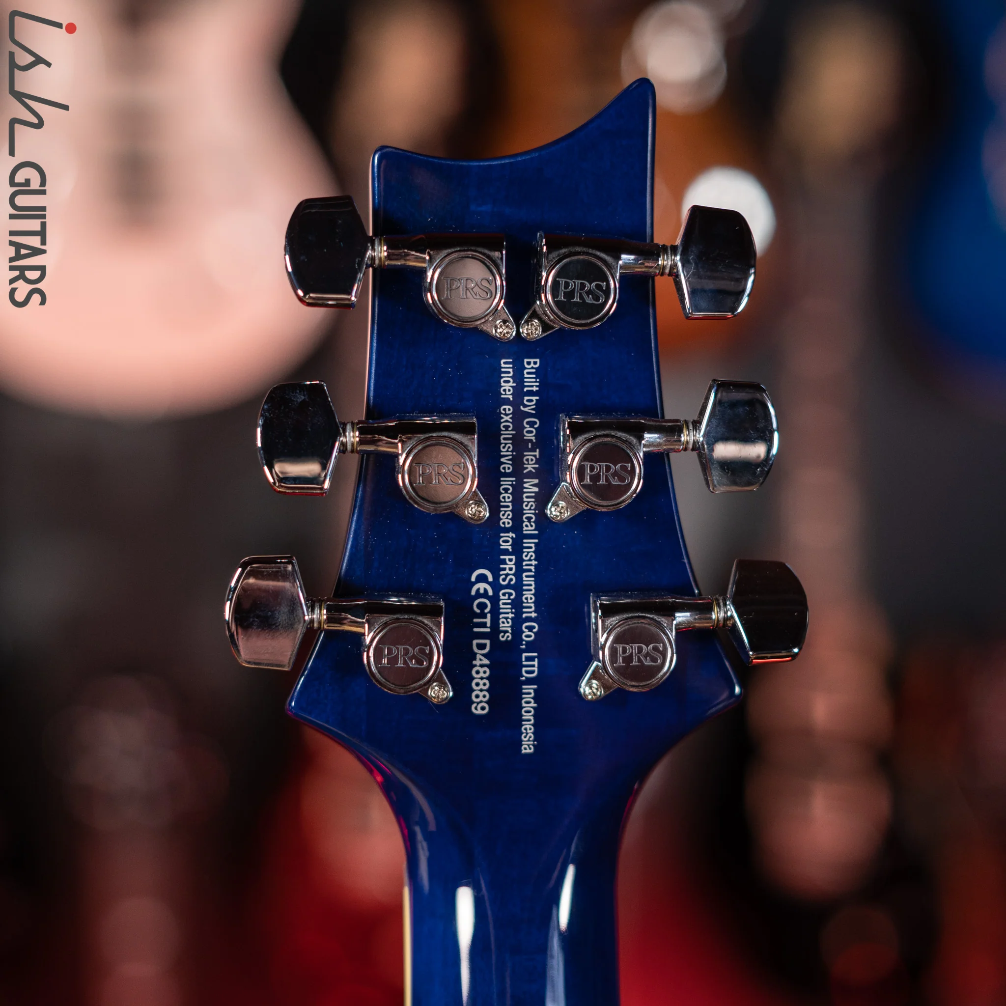 PRS SE Standard 24-08 Electric Guitar Translucent Blue - Image 11