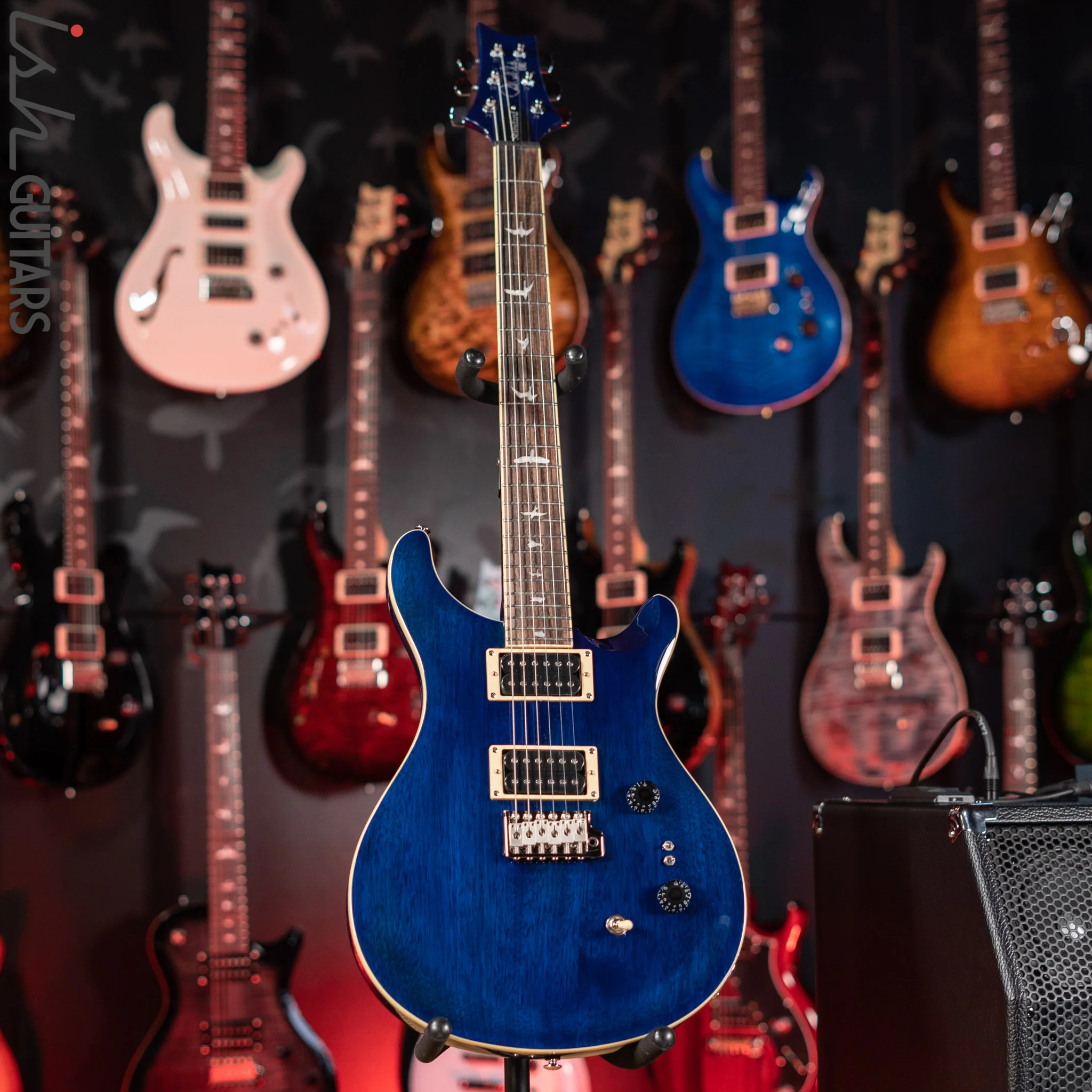 PRS SE Standard 24-08 Electric Guitar Translucent Blue - Image 2