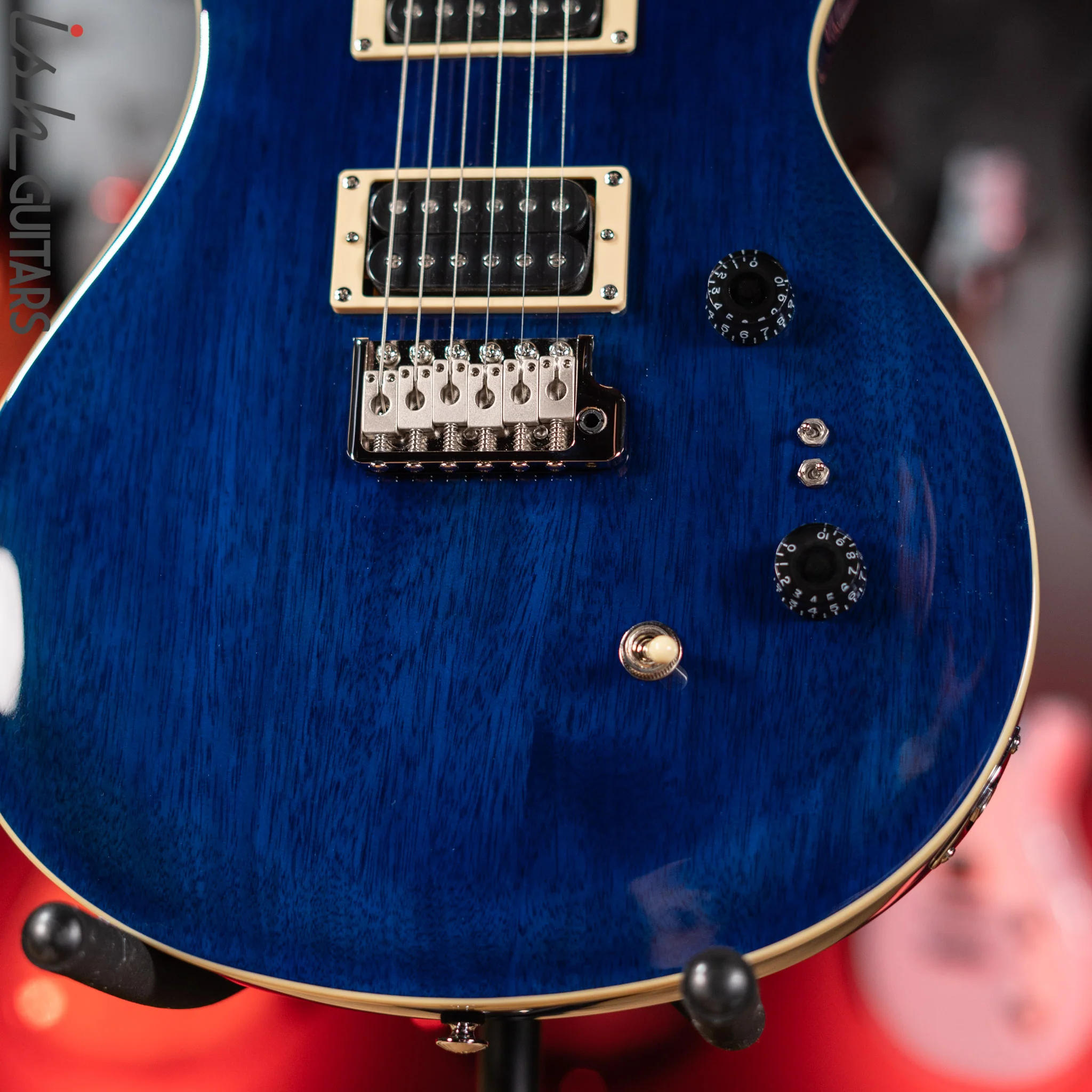 PRS SE Standard 24-08 Electric Guitar Translucent Blue - Image 4