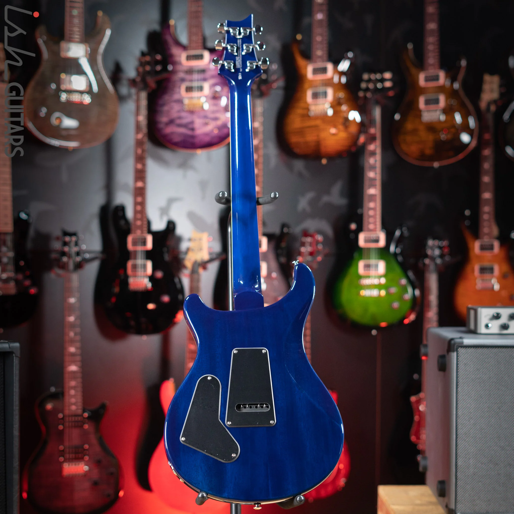 2021 PRS SE Standard 24-08 Electric Guitar Translucent Blue - Image 8