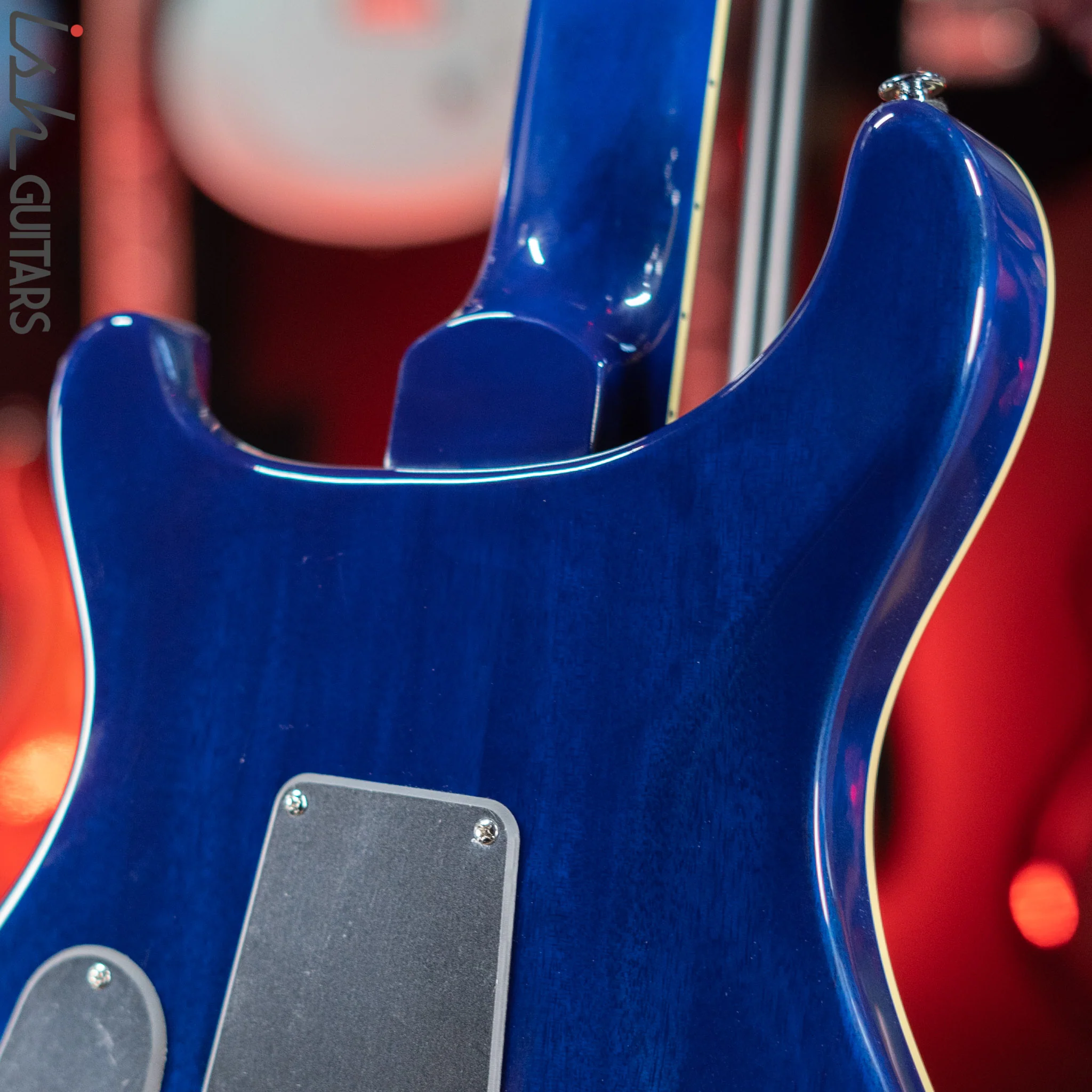 2021 PRS SE Standard 24-08 Electric Guitar Translucent Blue - Image 9