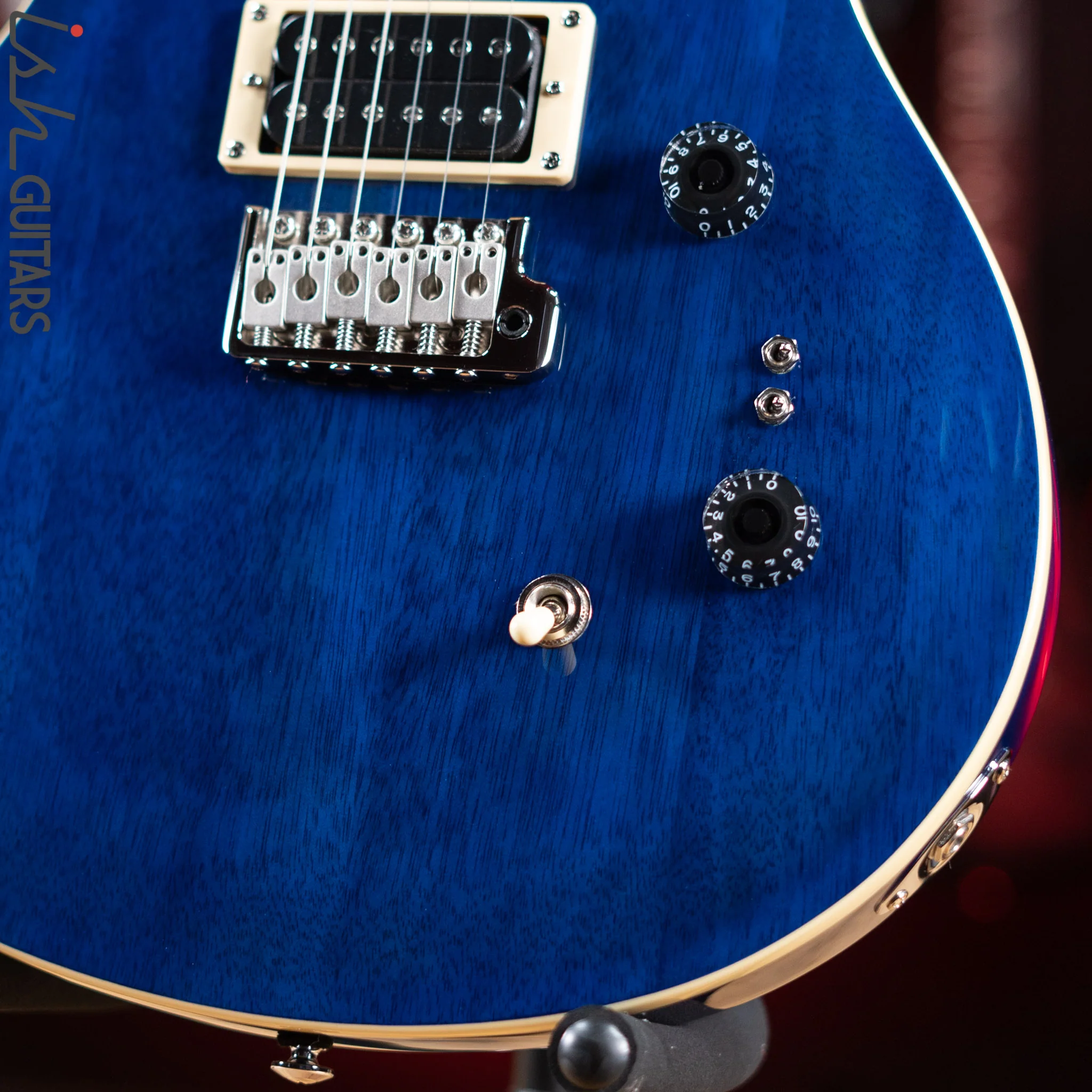 PRS SE Standard 24-08 Electric Guitar Translucent Blue - Image 4