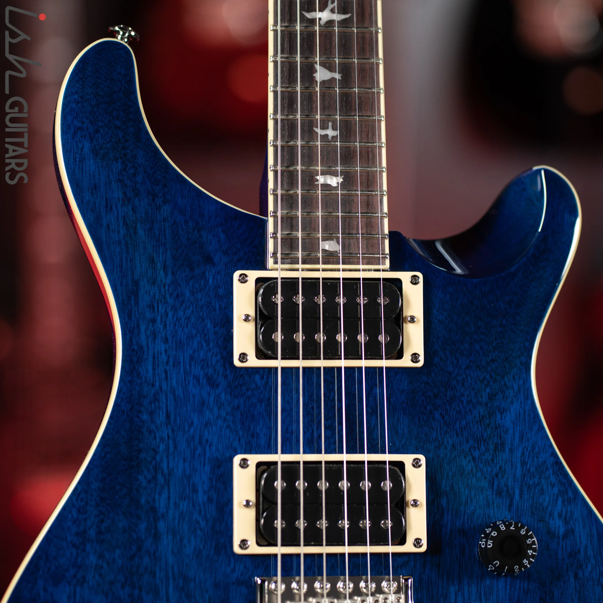 PRS SE Standard 24-08 Electric Guitar Translucent Blue - Image 3