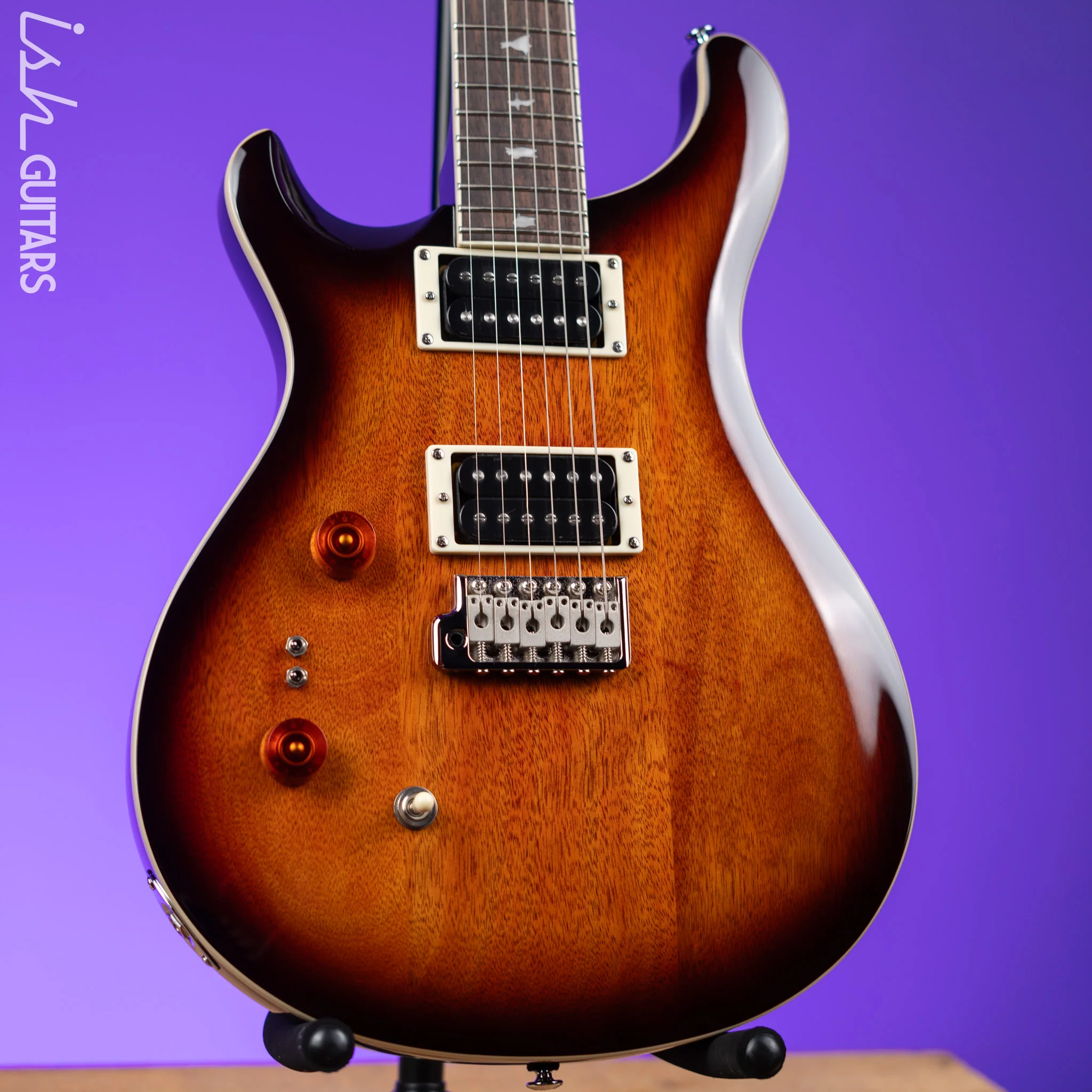 PRS SE Standard 24-08 Left Handed Electric Guitar Tobacco Sunburst