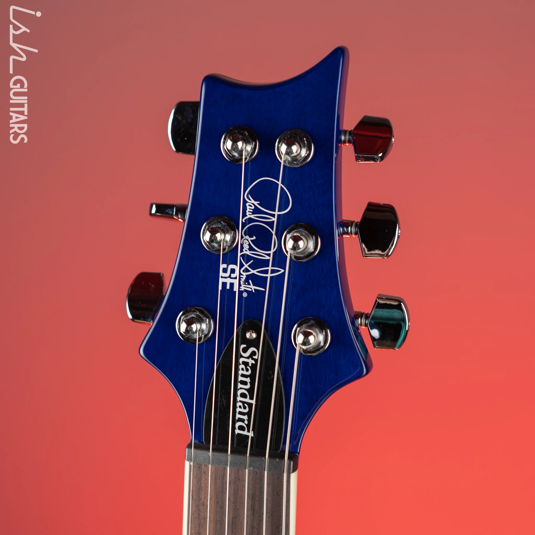 PRS SE Standard 24-08 Left-Handed Electric Guitar Translucent Blue - Image 5