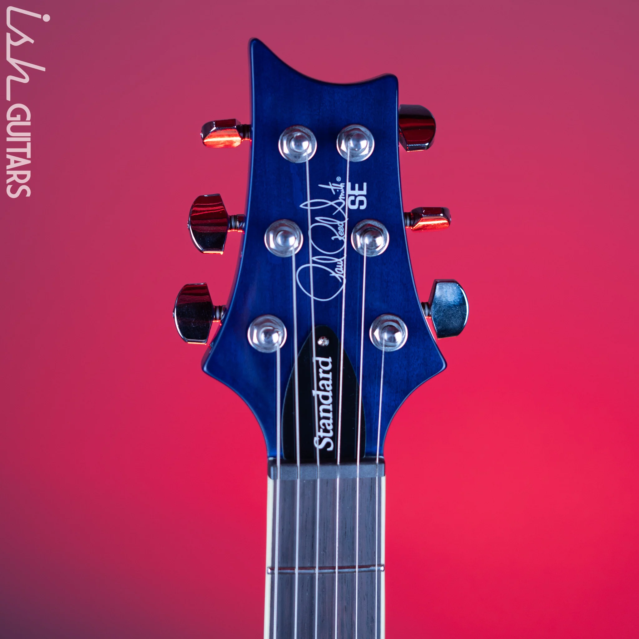 PRS SE Standard 24 Electric Guitar Translucent Blue Demo - Image 6