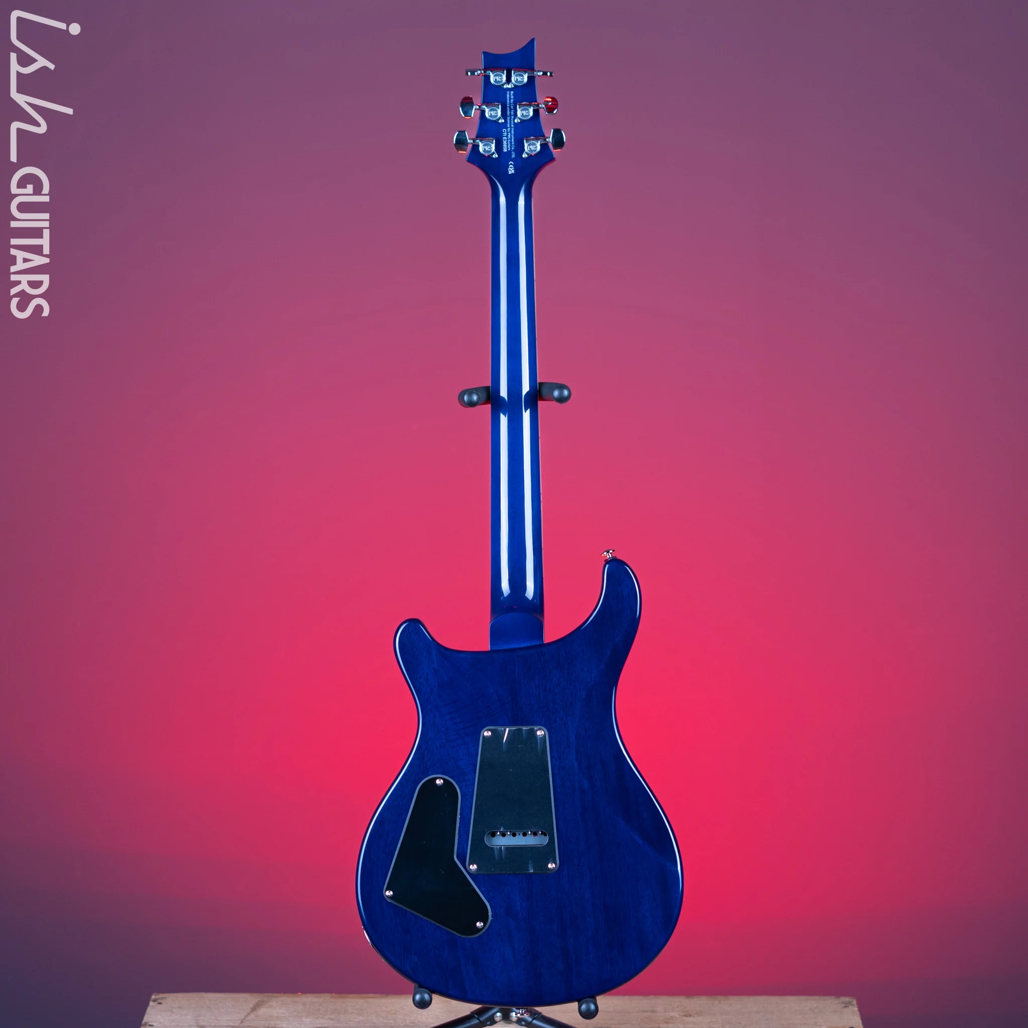 PRS SE Standard 24 Electric Guitar Translucent Blue Demo - Image 7