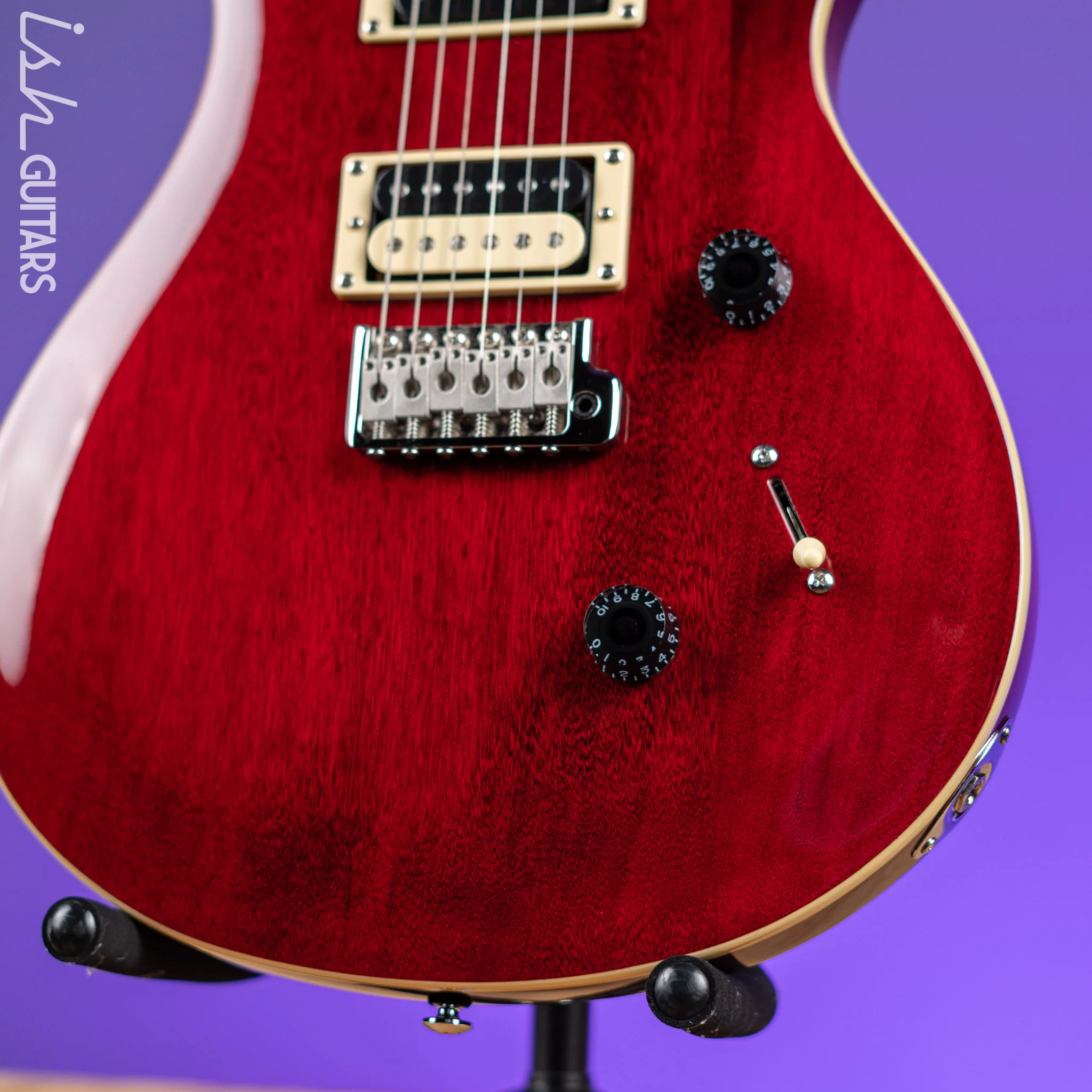 PRS SE Standard 24 Electric Guitar Vintage Cherry - Image 4