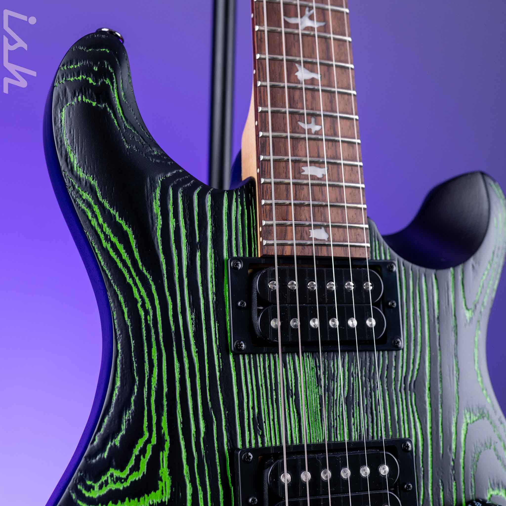 PRS SE Swamp Ash CE 24 Limited Edition Sandblasted Green - Image 3