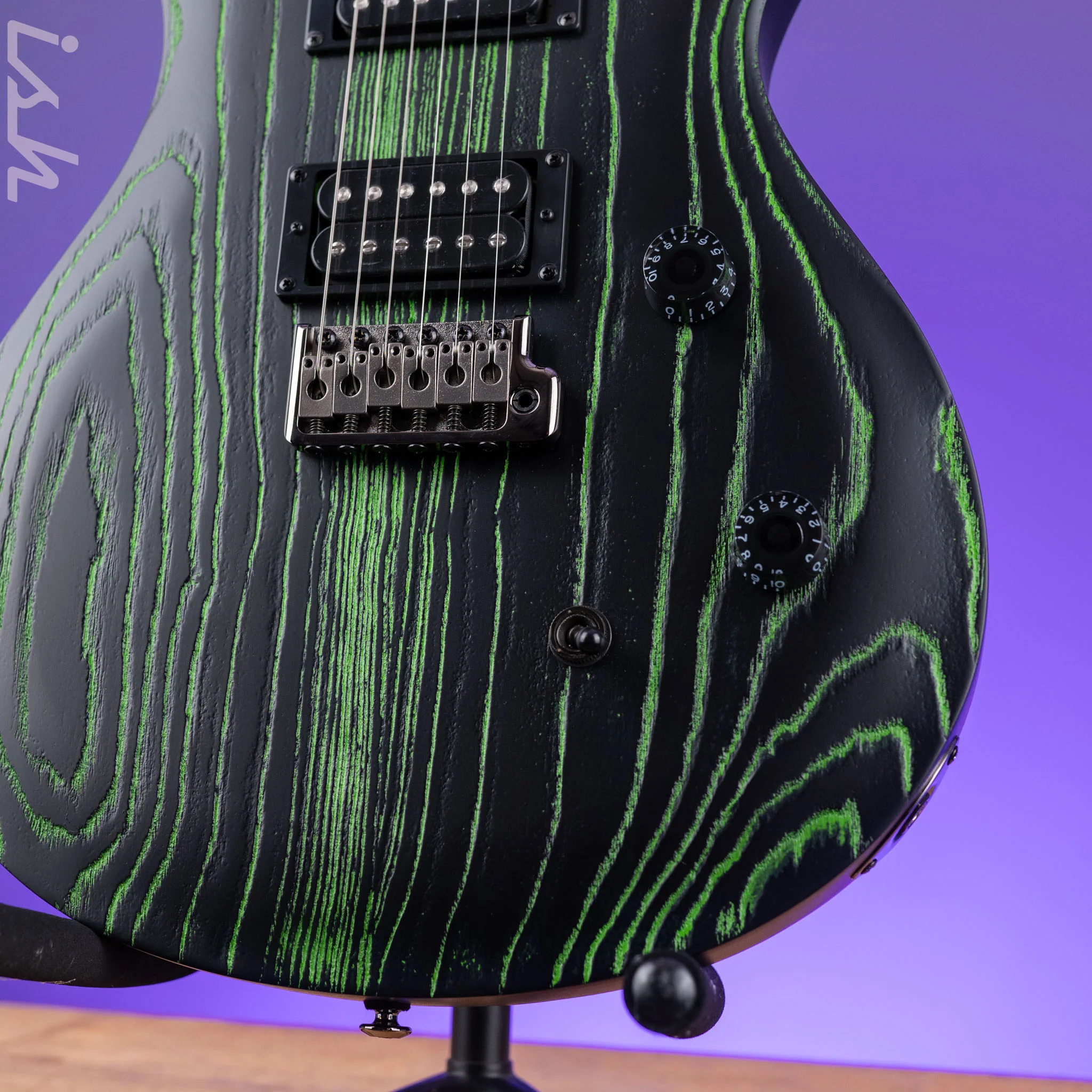 PRS SE Swamp Ash CE 24 Limited Edition Sandblasted Green - Image 4