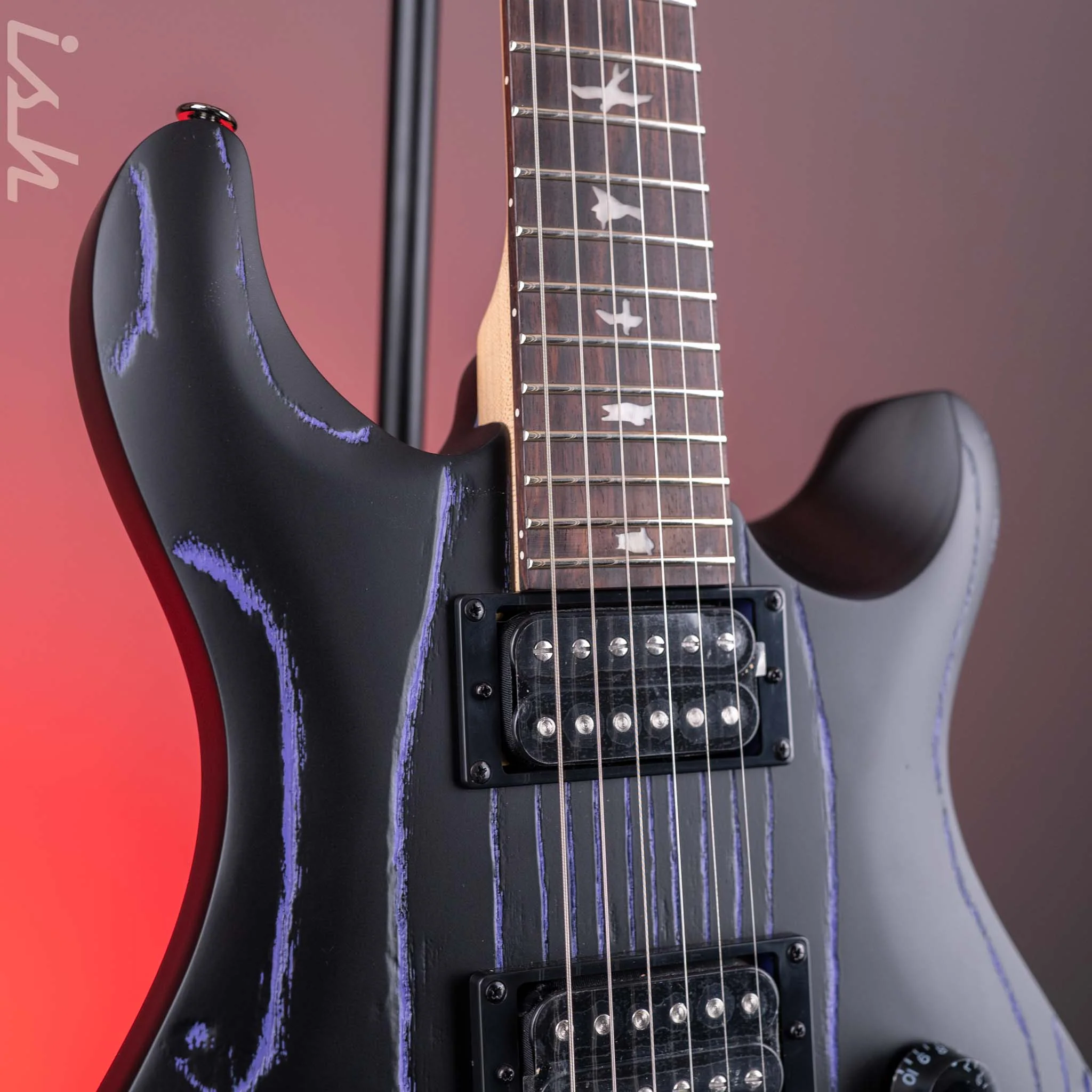 PRS SE Swamp Ash CE 24 Limited Edition Sandblasted Purple - Image 3