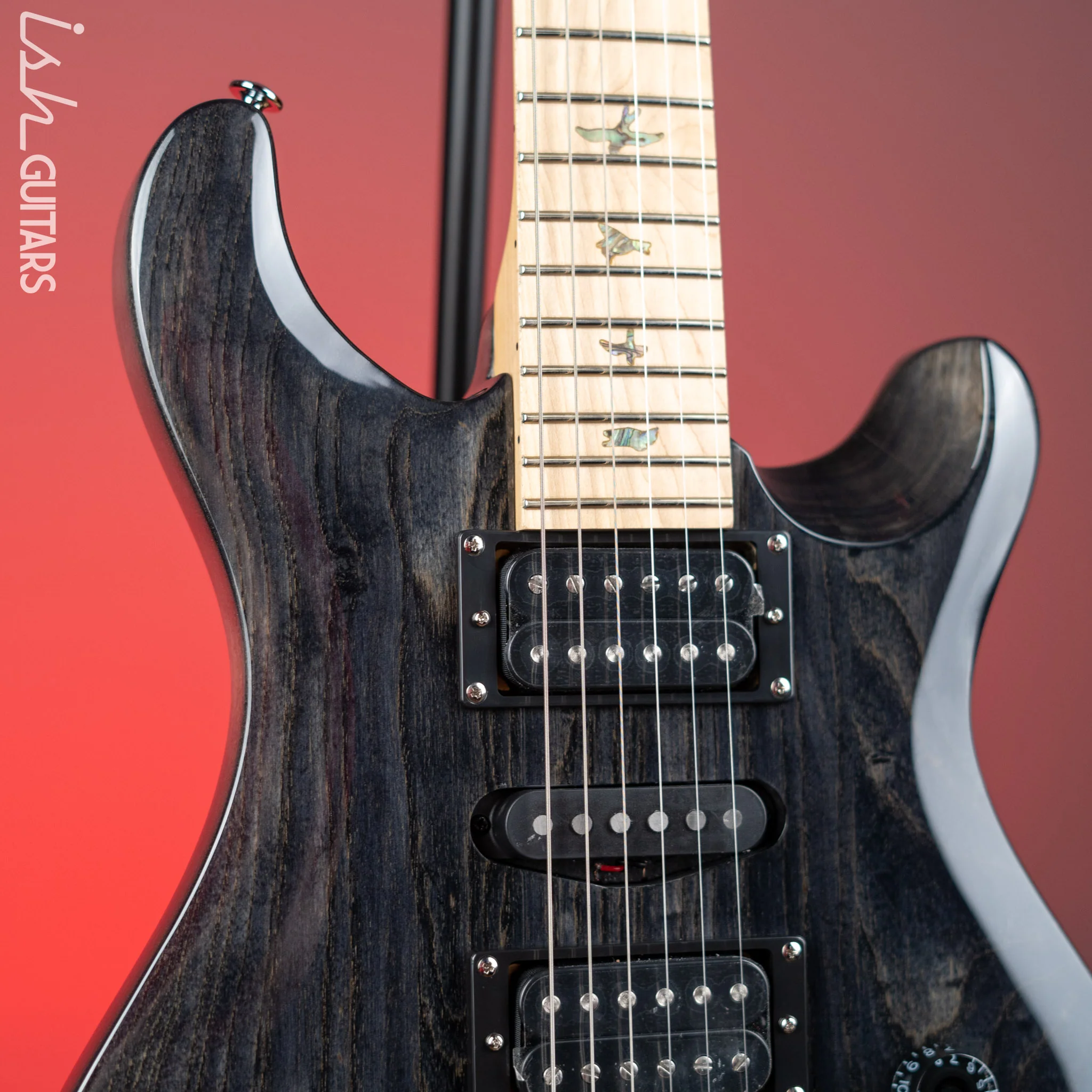 PRS SE Swamp Ash Special Charcoal Electric Guitar - Image 3