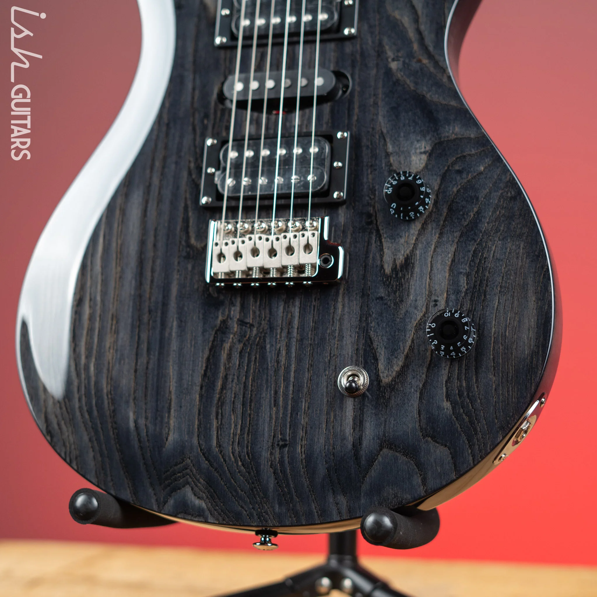 PRS SE Swamp Ash Special Charcoal Electric Guitar - Image 4