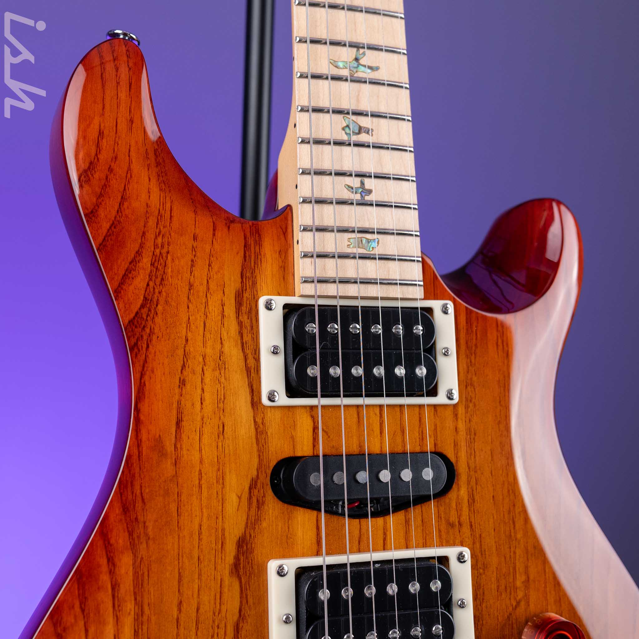 PRS SE Swamp Ash Special Electric Guitar Vintage Sunburst Demo - Image 3