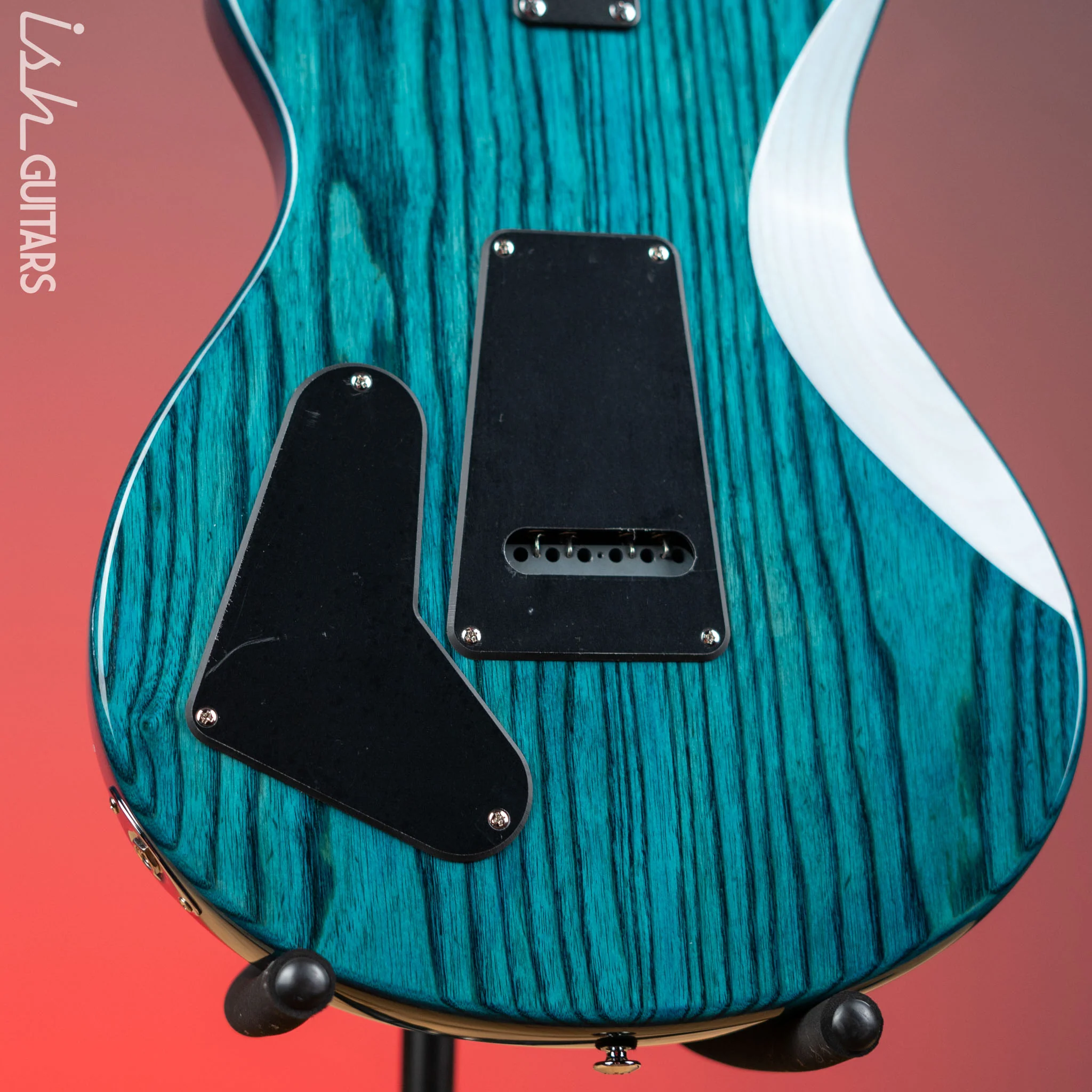 PRS SE Swamp Ash Special Iri Blue Electric Guitar - Image 9