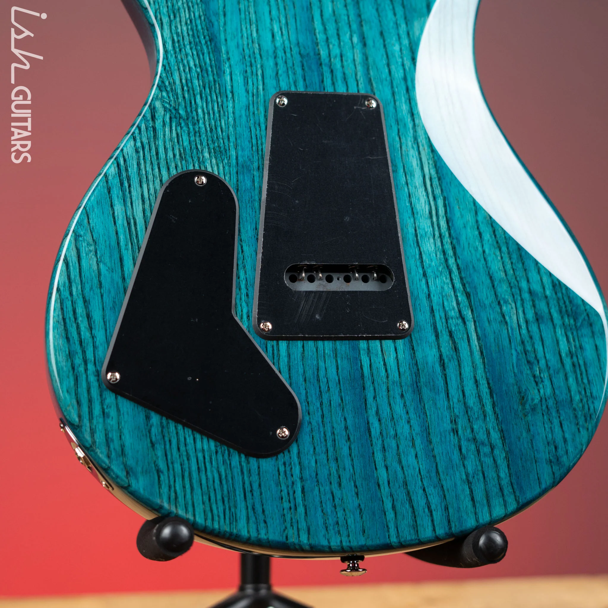 PRS SE Swamp Ash Special Iri Blue Electric Guitar - Image 10