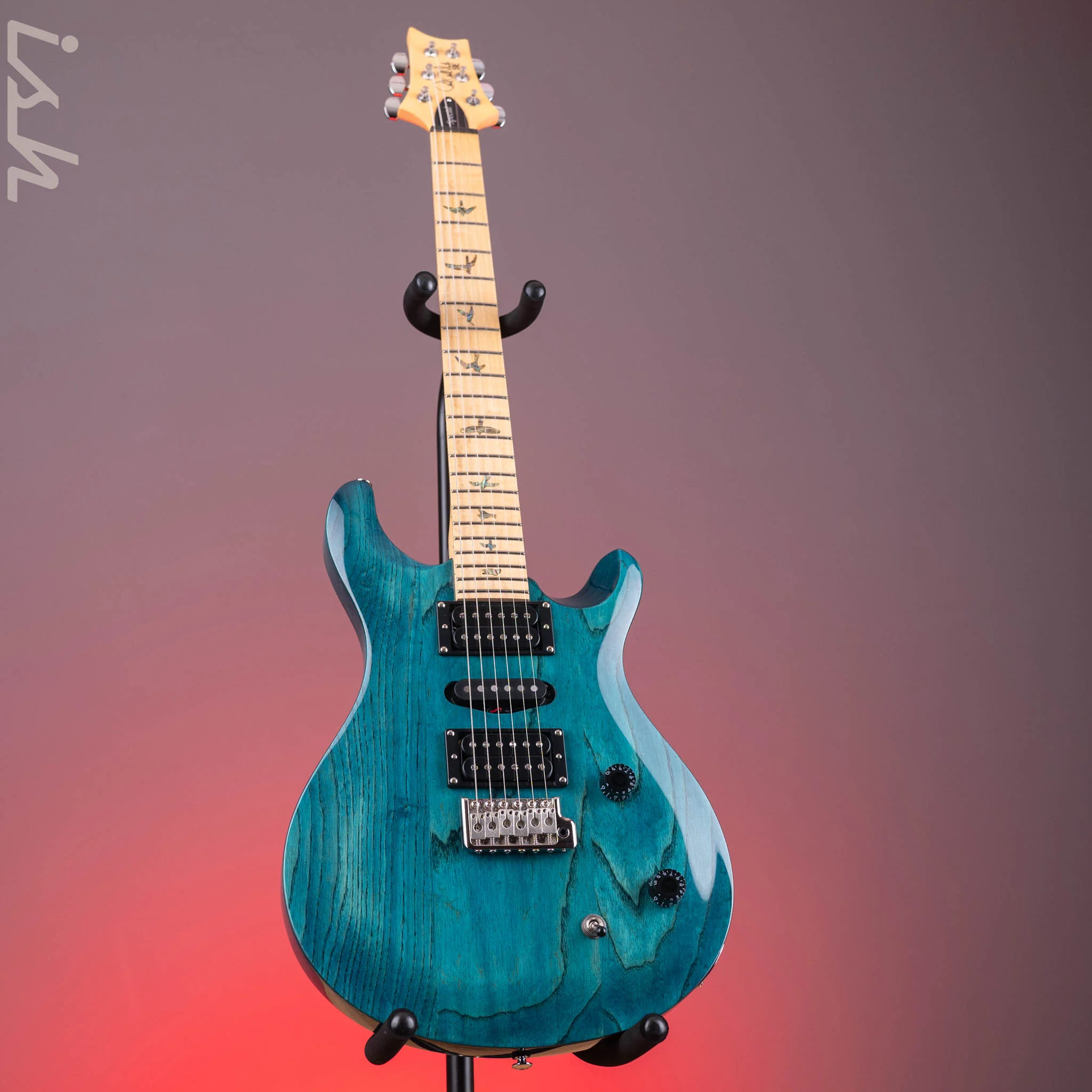 PRS SE Swamp Ash Special Electric Guitar Iri Blue - Image 2