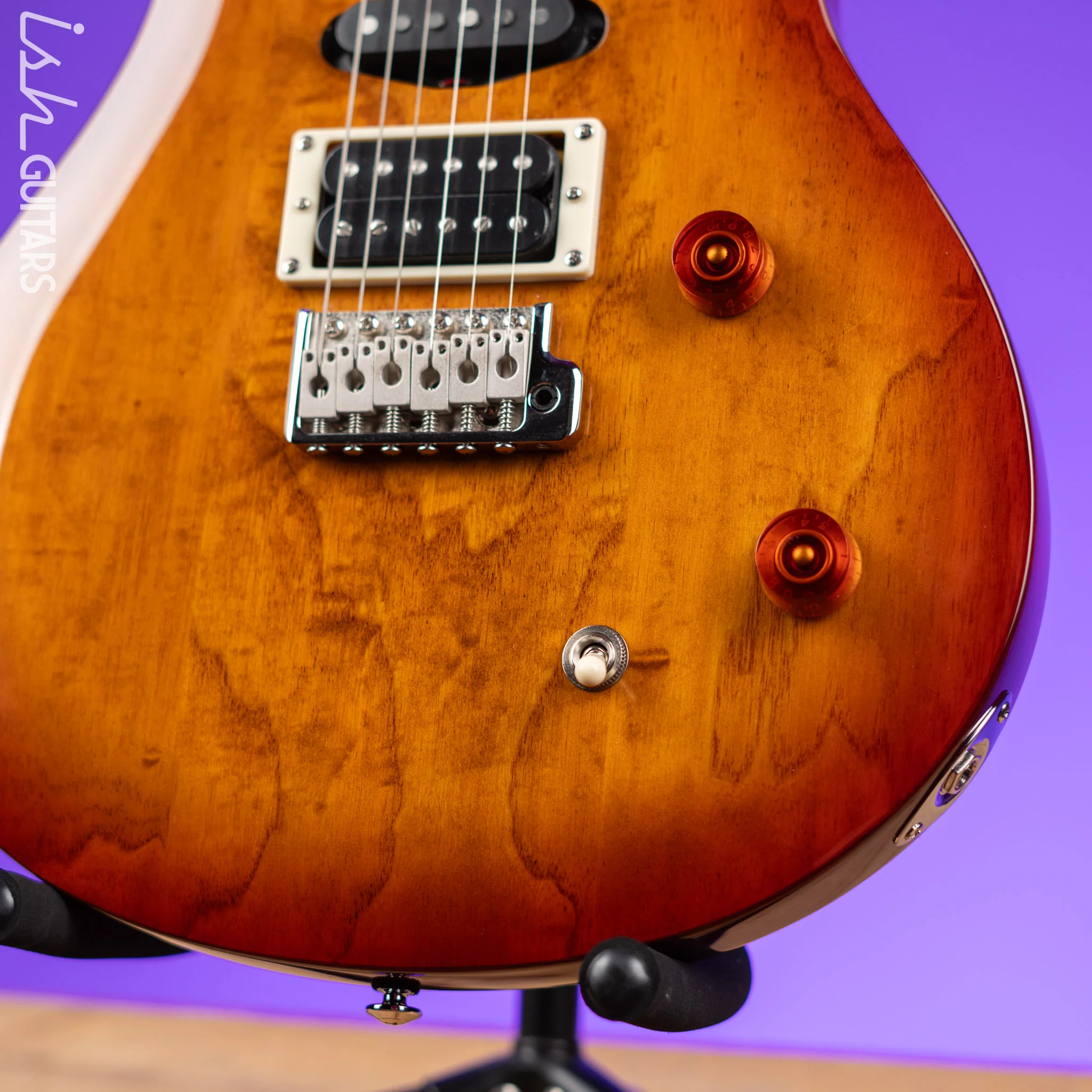 PRS SE Swamp Ash Special Vintage Sunburst Electric Guitar - Image 4