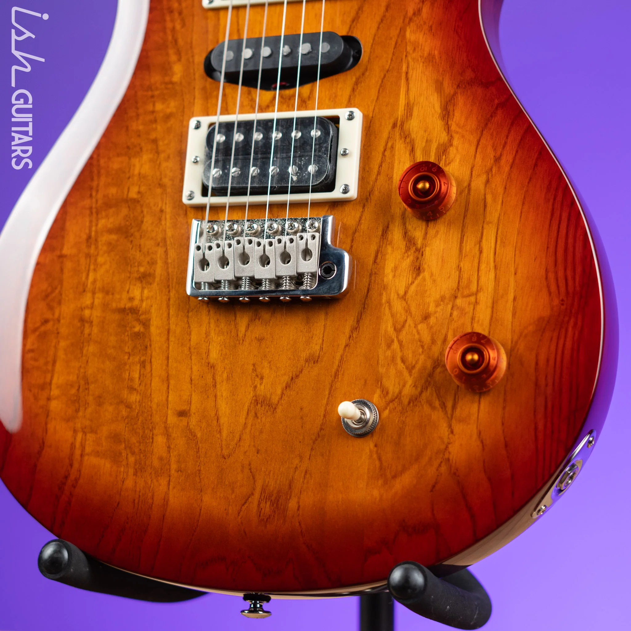 PRS SE Swamp Ash Special Vintage Sunburst Electric Guitar - Image 4