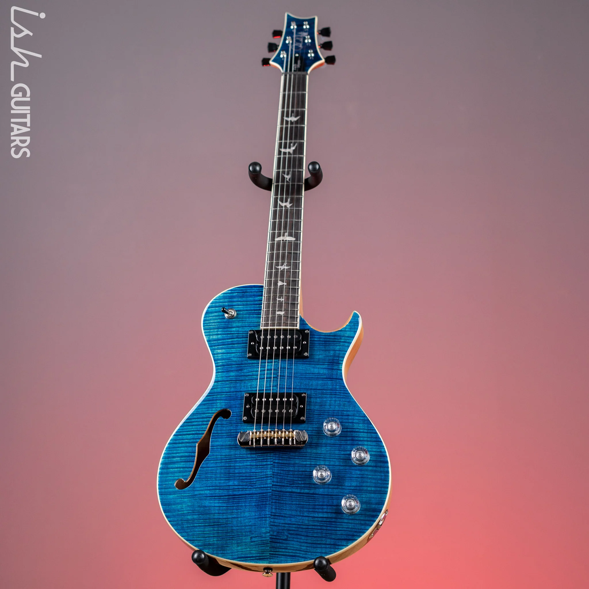 PRS SE Zach Myers 594 Semi-Hollow Myers Blue (Signed by Zach Myers!) - Image 2