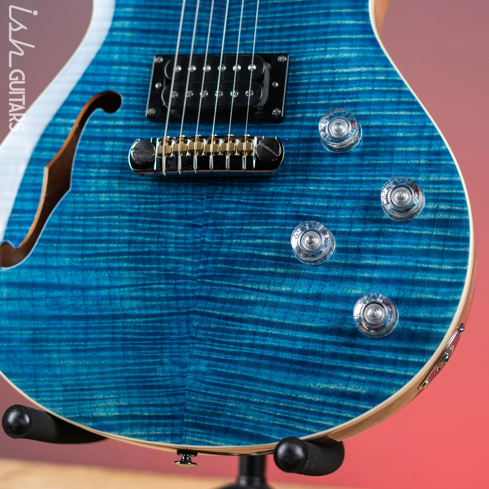 PRS SE Zach Myers 594 Semi-Hollow Myers Blue - Image 4