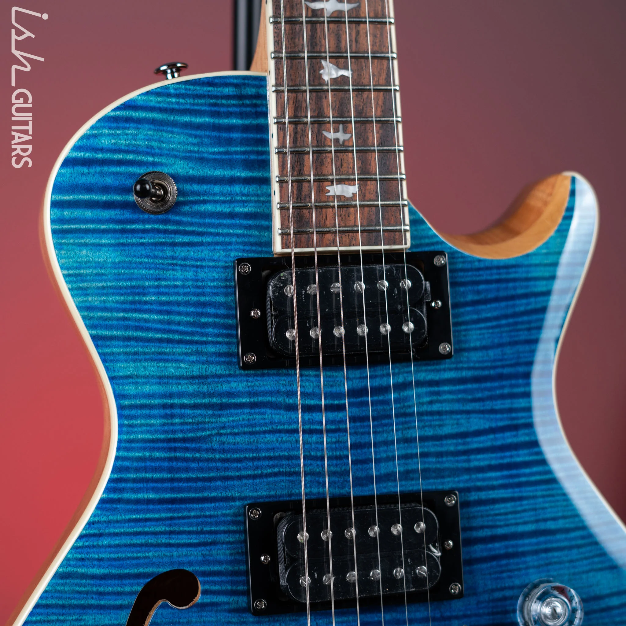 PRS SE Zach Myers 594 Semi-Hollow Myers Blue - Image 3