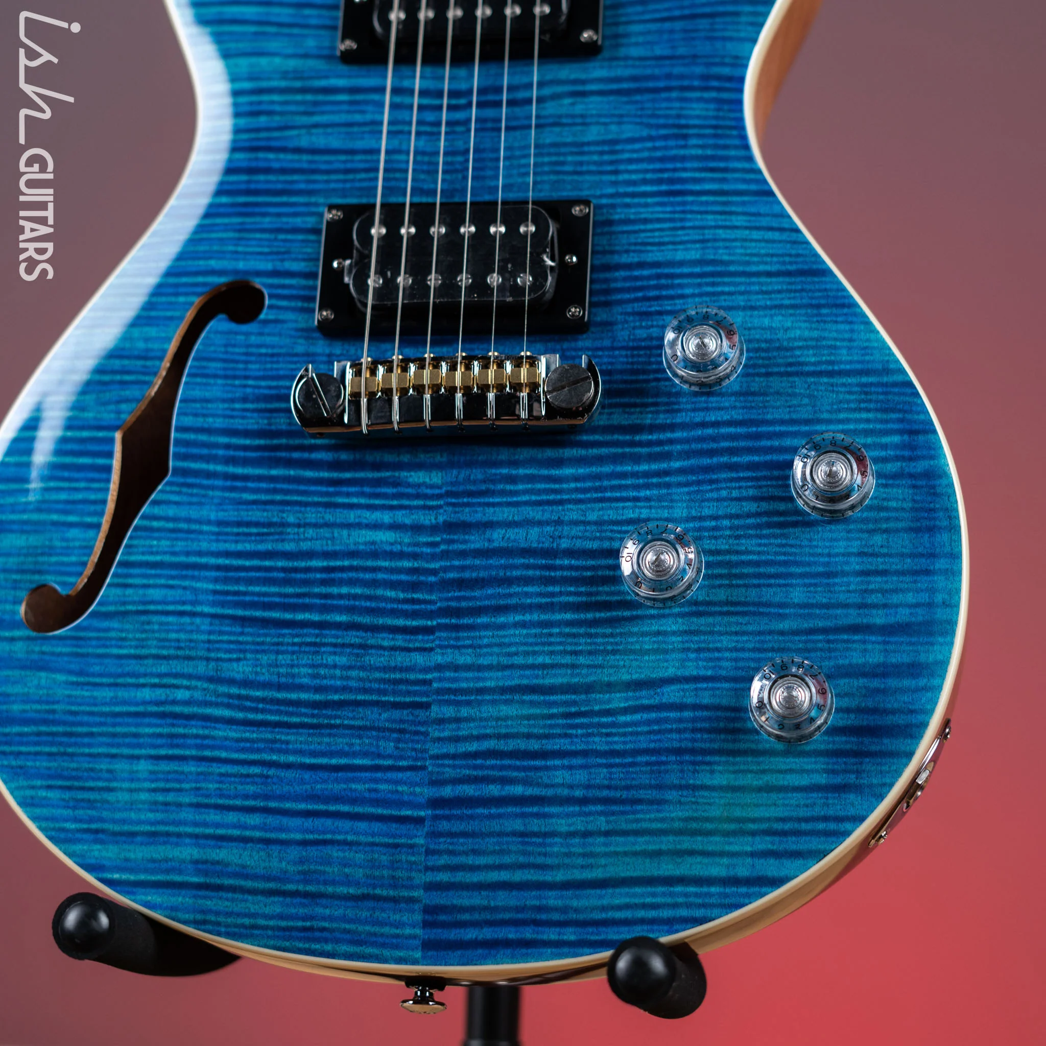 PRS SE Zach Myers 594 Semi-Hollow Myers Blue - Image 4