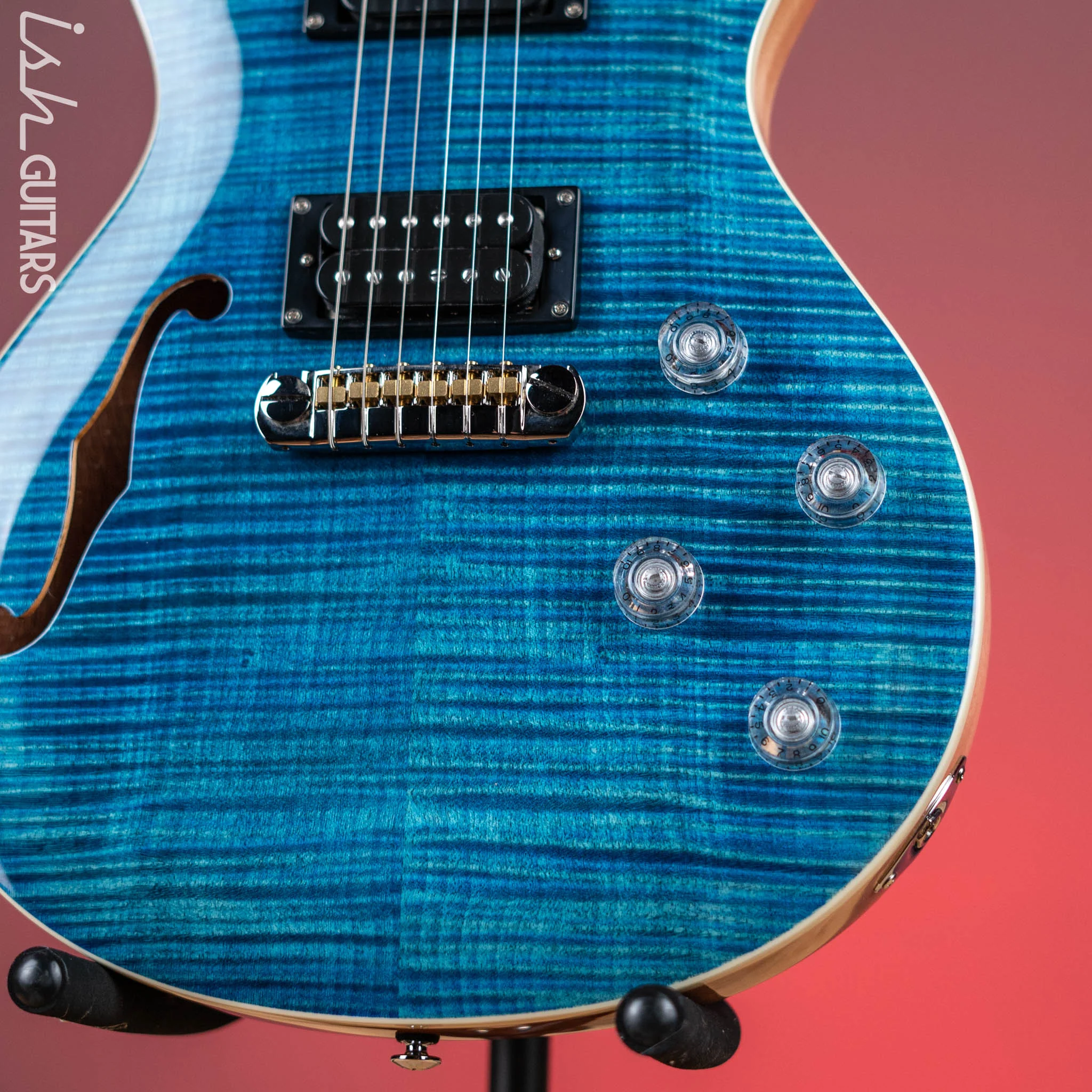 PRS SE Zach Myers Electric Guitar Myers Blue - Image 4