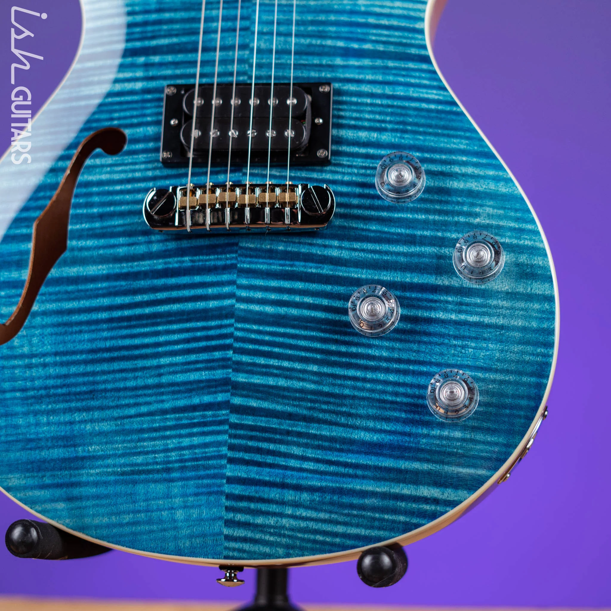 PRS SE Zach Myers Electric Guitar Myers Blue - Image 4