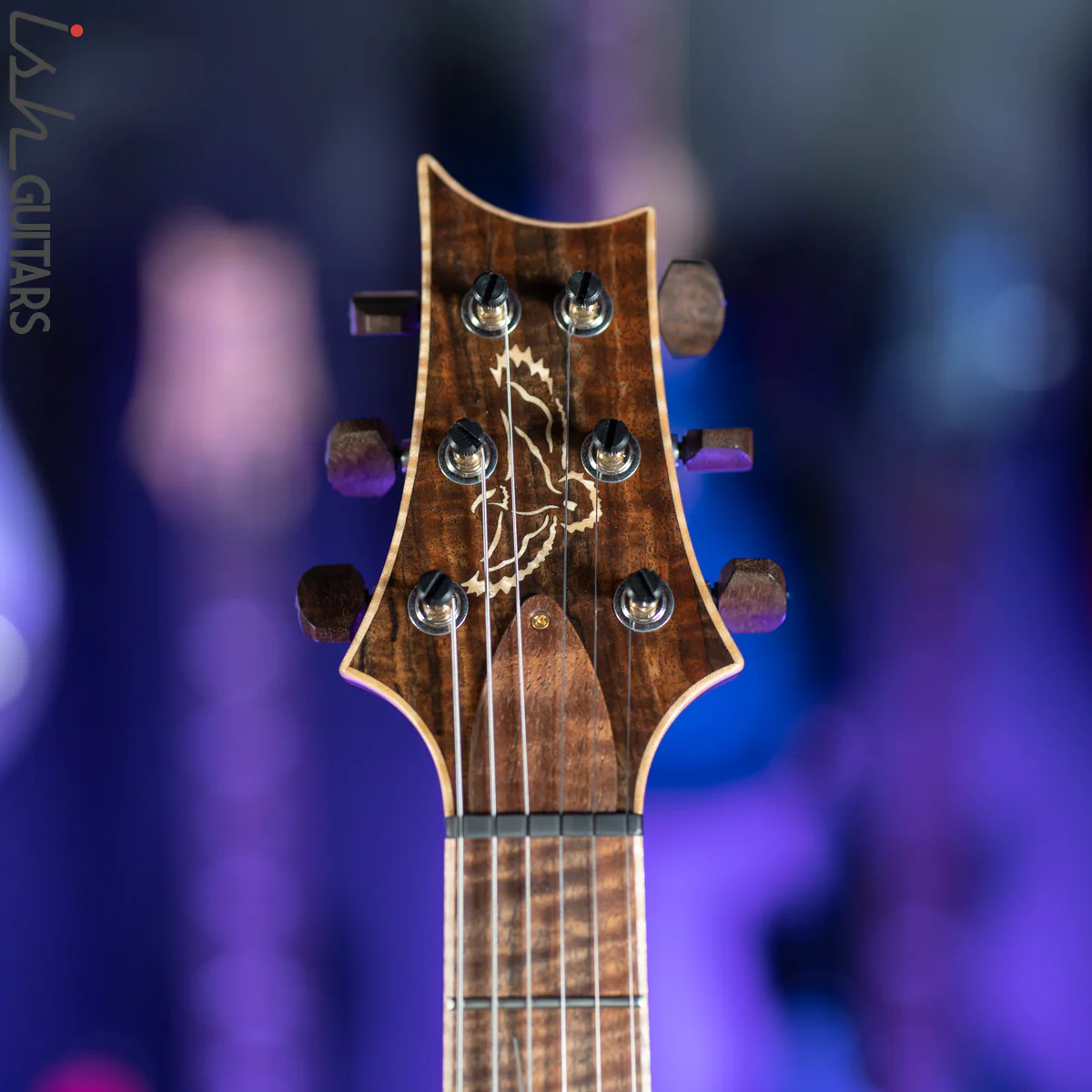 PRS Singlecut Special Semi-Hollow Private Stock Natural Figured Walnut - Image 9