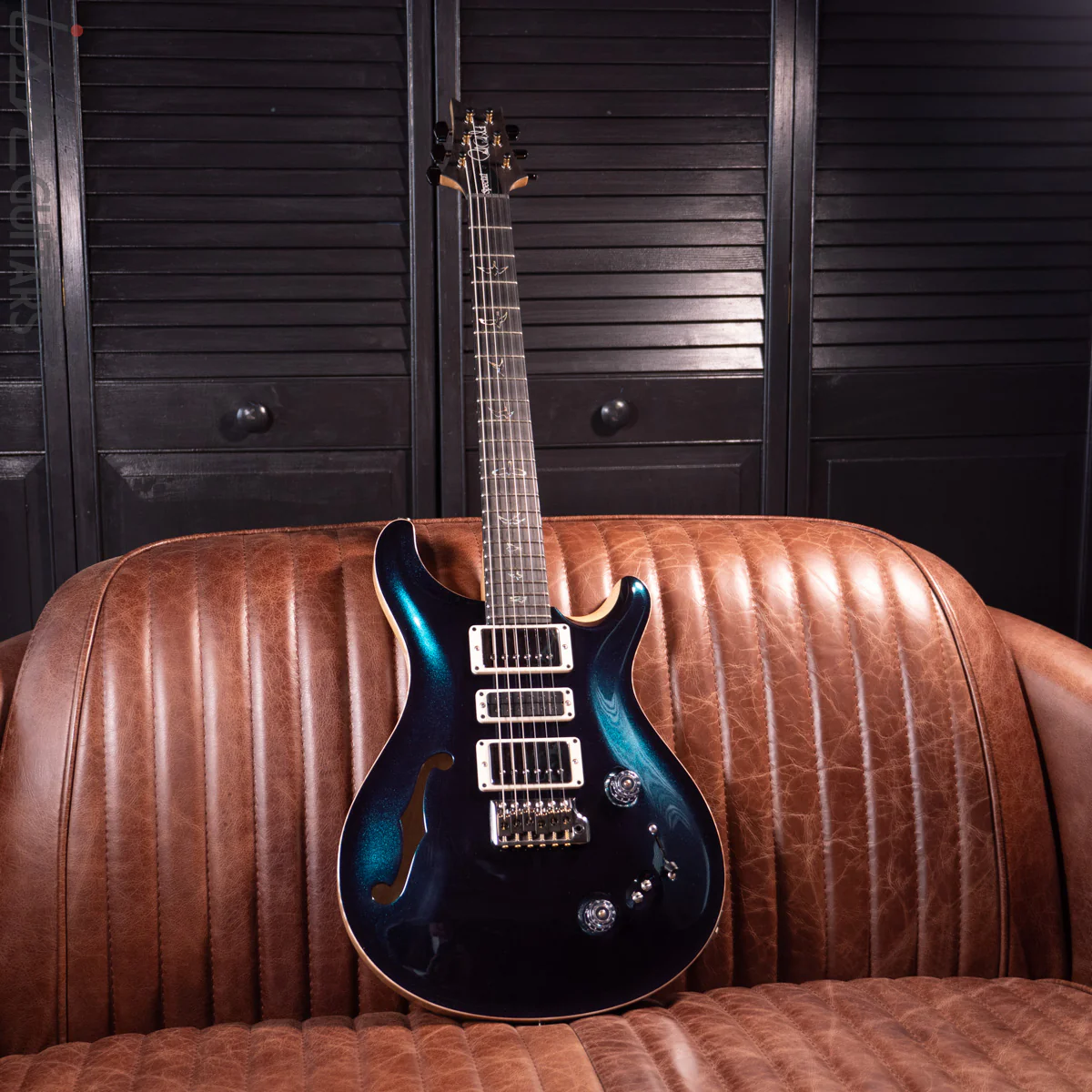 PRS Special 22 Semi-Hollow Wood Library Midnight Evergreen Custom Color - Image 3
