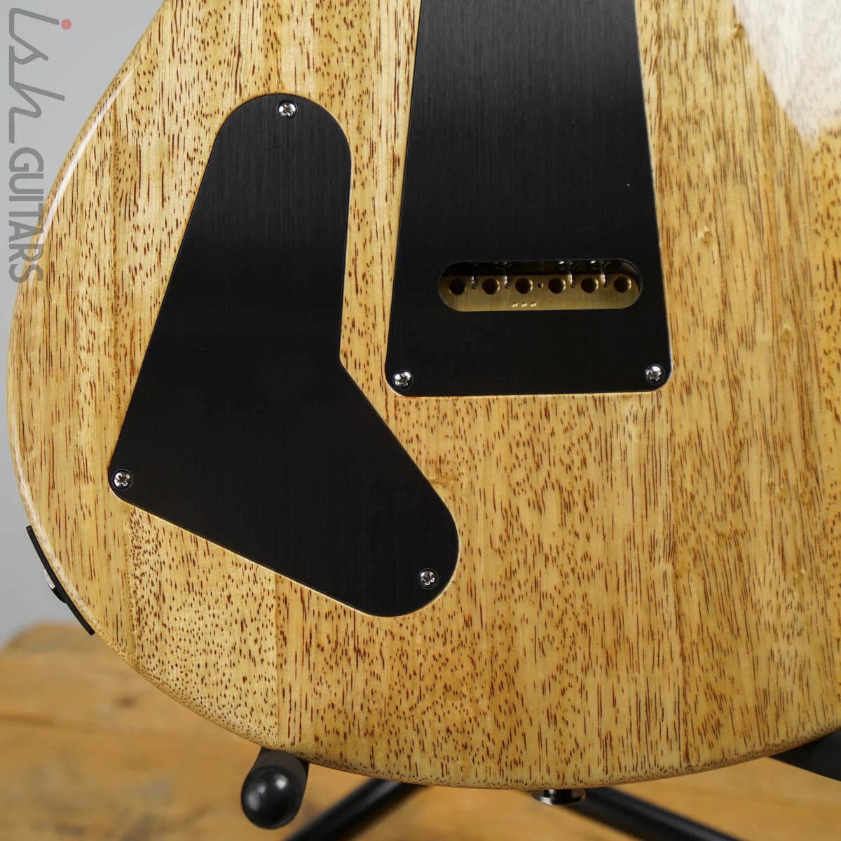 2020 PRS Special 22 Korina Wood Library Opaque Metallic Black - Image 9
