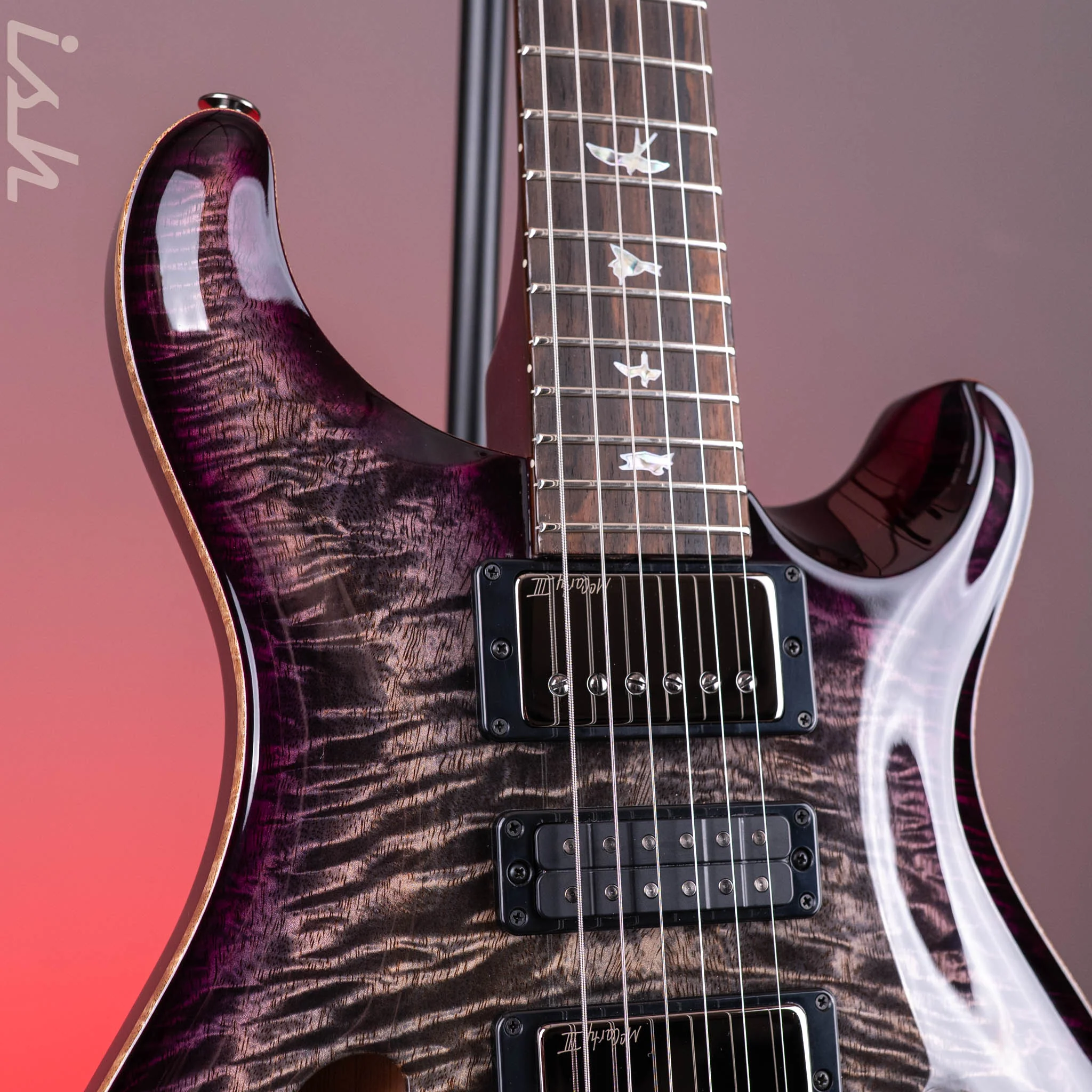 PRS Special Semi-Hollow Mango Top Limited Edition Charcoal Purple Burst - Image 4