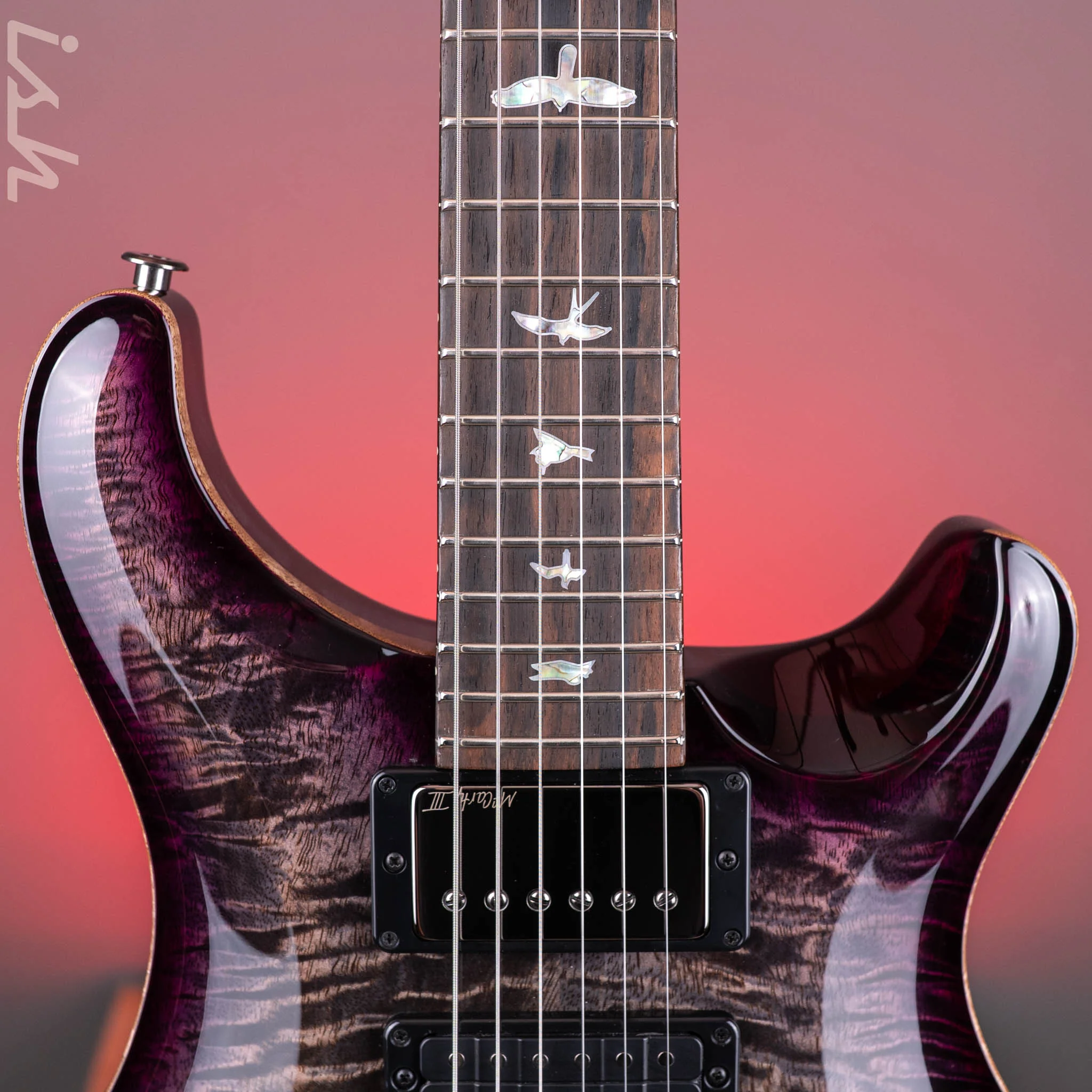 PRS Special Semi-Hollow Mango Top Limited Edition Charcoal Purple Burst - Image 6