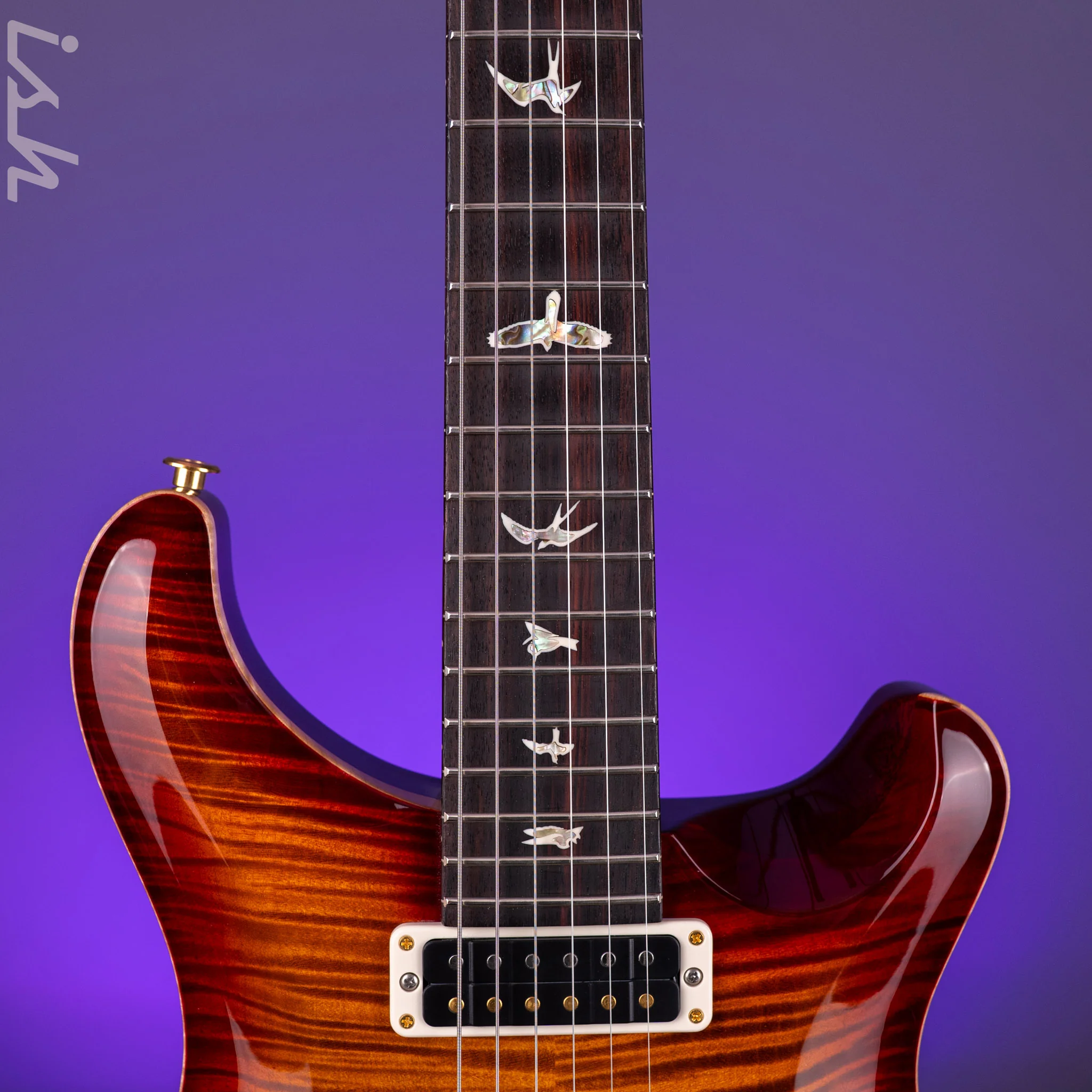 PRS Studio 10-Top Dark Cherry Sunburst - Image 6