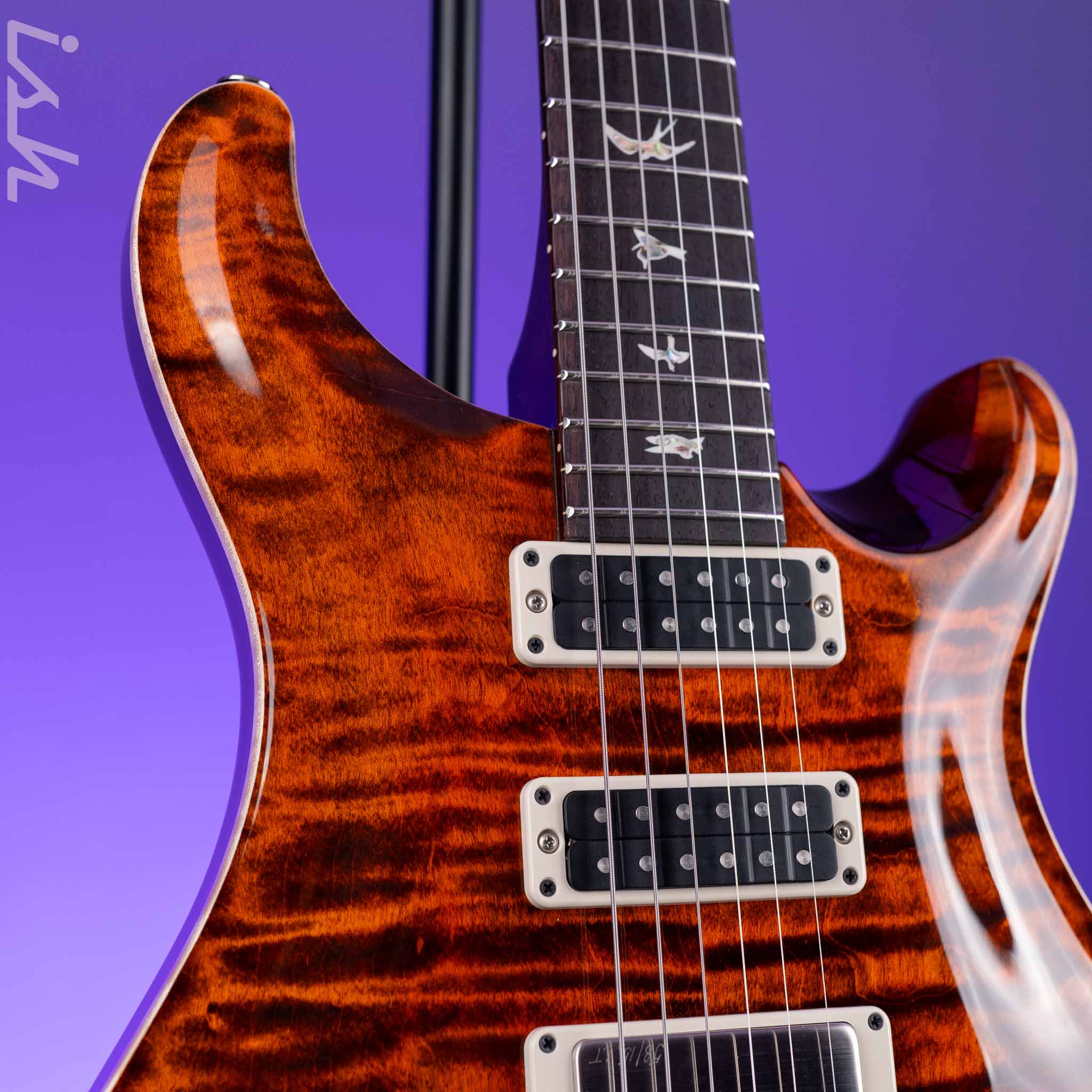 PRS Studio 22 Electric Guitar Orange Tiger - Image 3