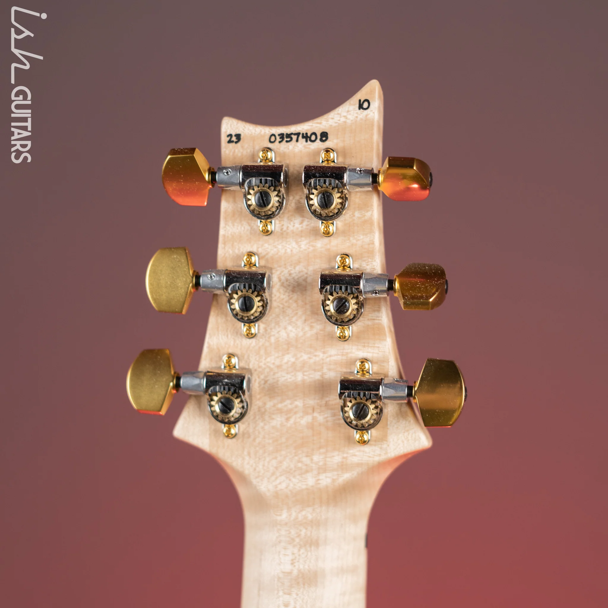 PRS Studio Wood Library 10-Top One Piece Aquableux Purple Burst - Image 12
