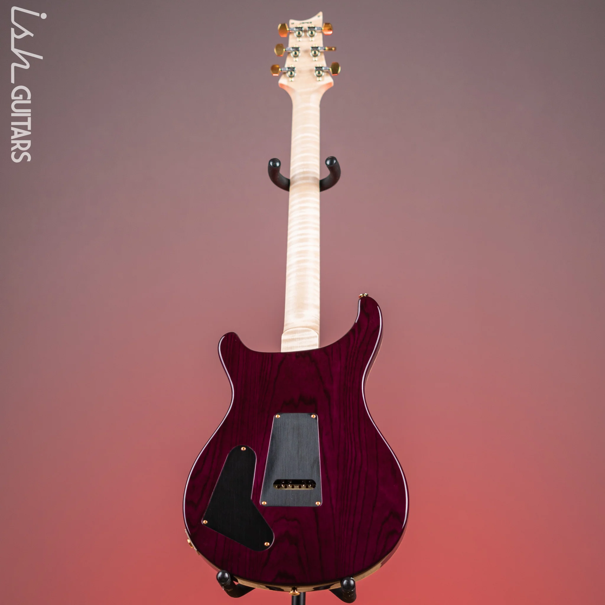 PRS Studio Wood Library 10-Top One Piece Aquableux Purple Burst - Image 7